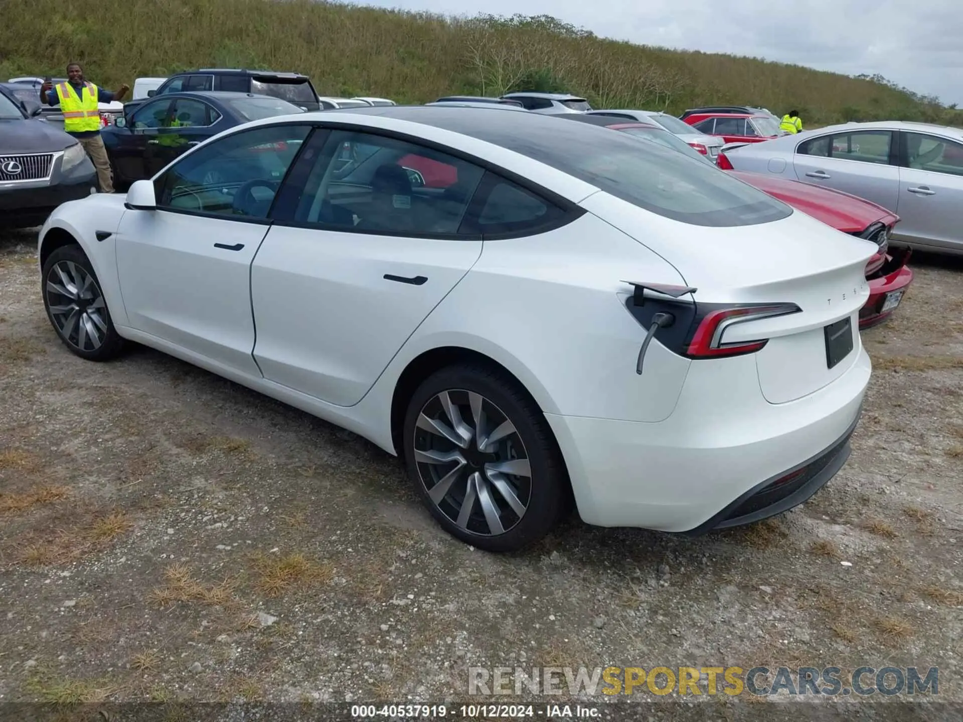 3 Photograph of a damaged car 5YJ3E1EA6RF751009 TESLA MODEL 3 2024