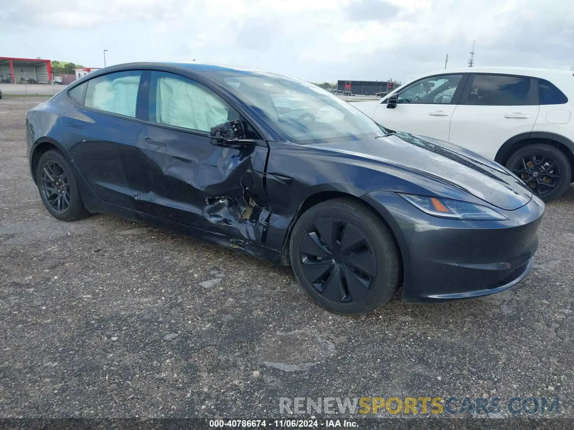 1 Photograph of a damaged car 5YJ3E1EA6RF756503 TESLA MODEL 3 2024