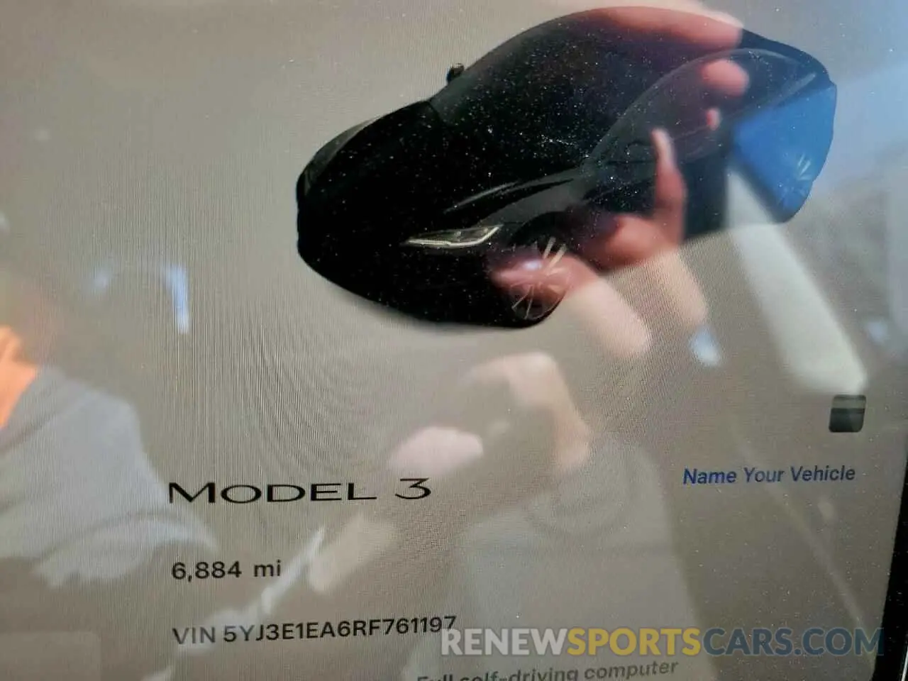 9 Photograph of a damaged car 5YJ3E1EA6RF761197 TESLA MODEL 3 2024
