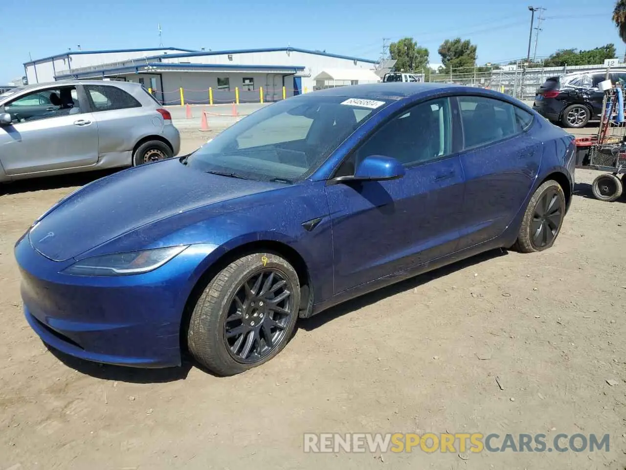 1 Photograph of a damaged car 5YJ3E1EA6RF770966 TESLA MODEL 3 2024