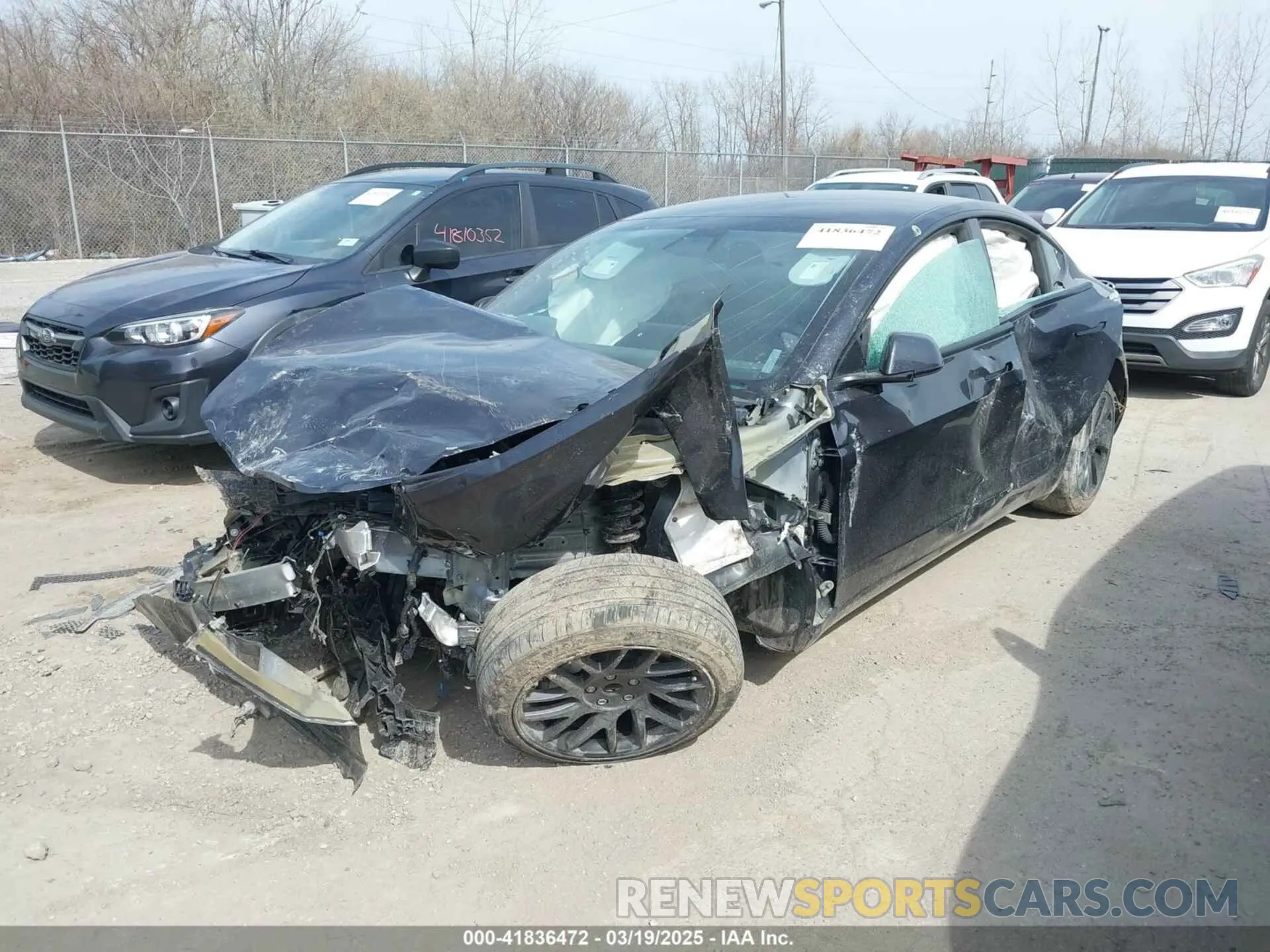 6 Photograph of a damaged car 5YJ3E1EA6RF773141 TESLA MODEL 3 2024