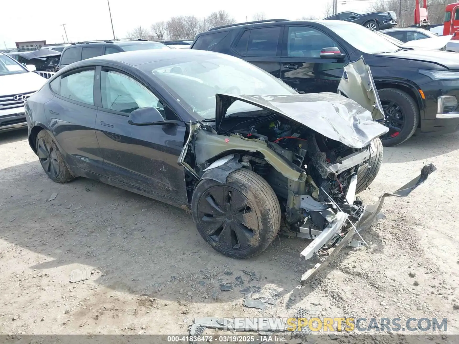 9 Photograph of a damaged car 5YJ3E1EA6RF773141 TESLA MODEL 3 2024