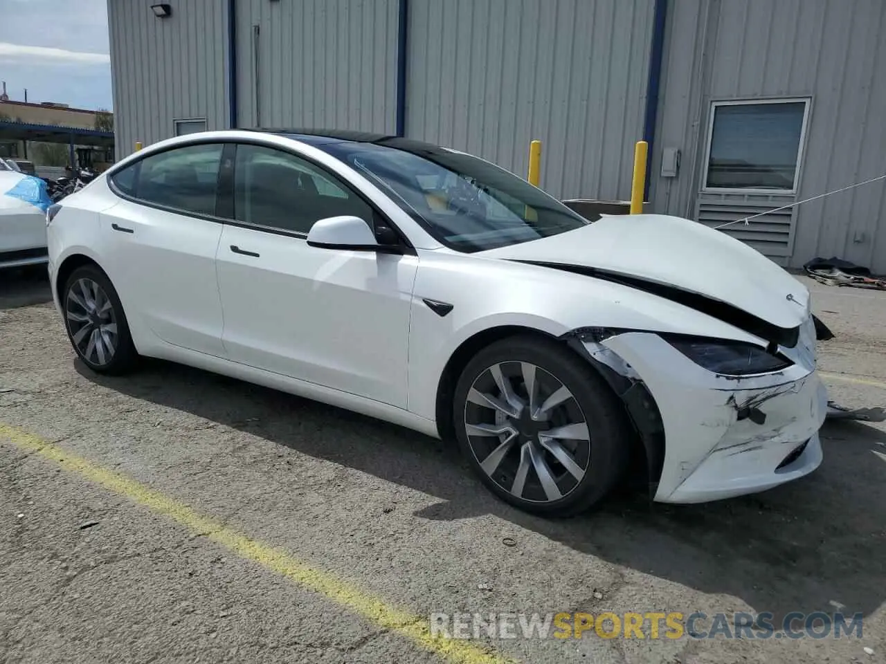 4 Photograph of a damaged car 5YJ3E1EA6RF822676 TESLA MODEL 3 2024