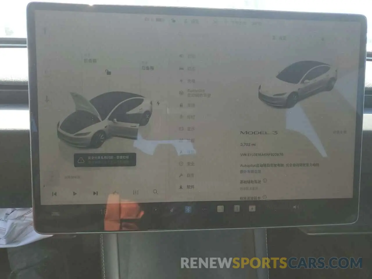 9 Photograph of a damaged car 5YJ3E1EA6RF822676 TESLA MODEL 3 2024