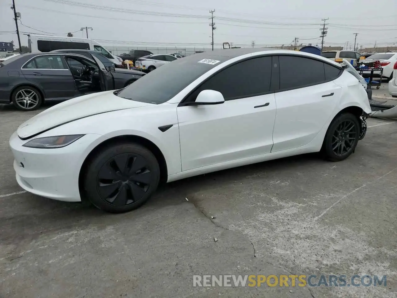 1 Photograph of a damaged car 5YJ3E1EA6RF824332 TESLA MODEL 3 2024