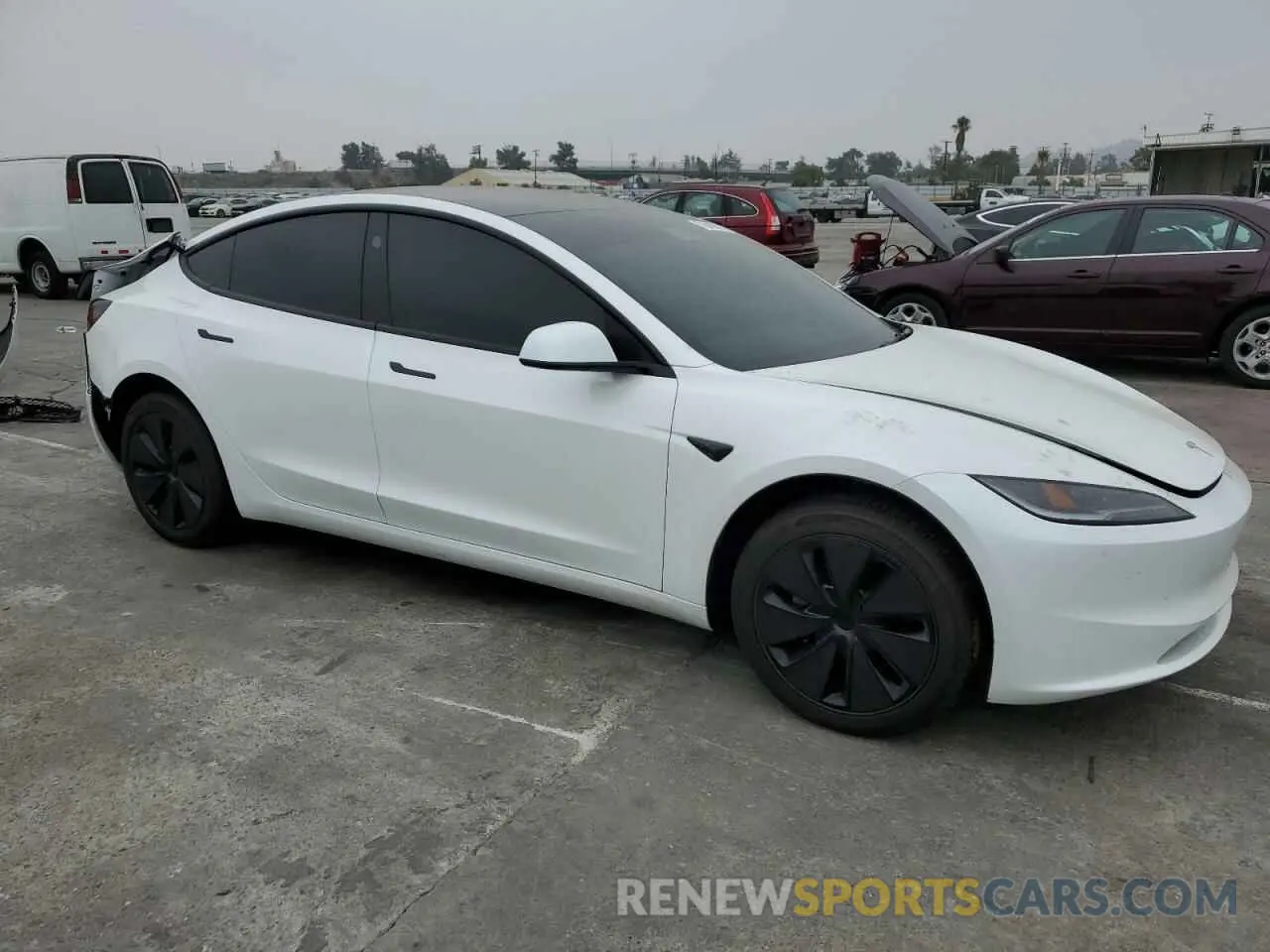 4 Photograph of a damaged car 5YJ3E1EA6RF824332 TESLA MODEL 3 2024