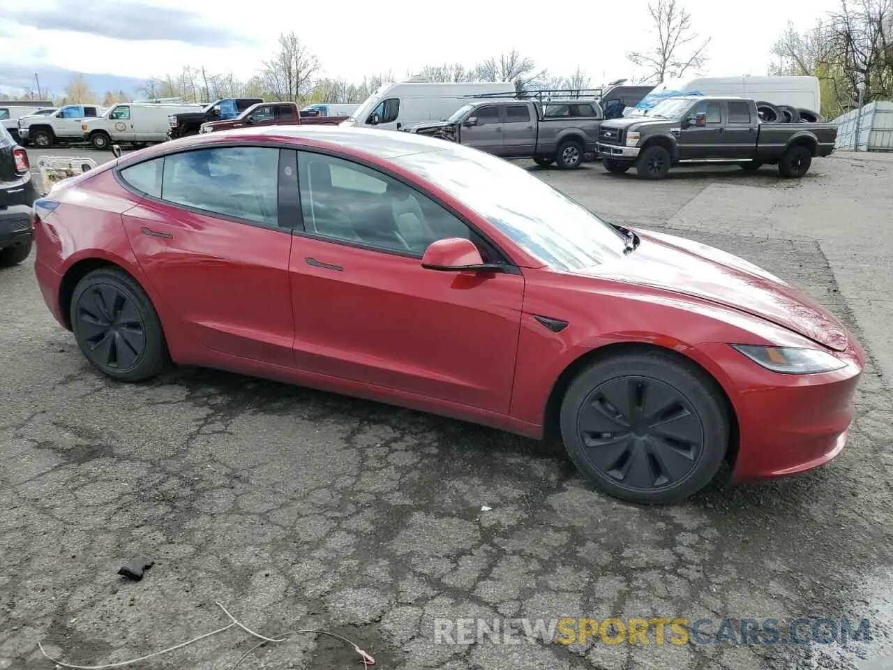 4 Photograph of a damaged car 5YJ3E1EA6RF834780 TESLA MODEL 3 2024