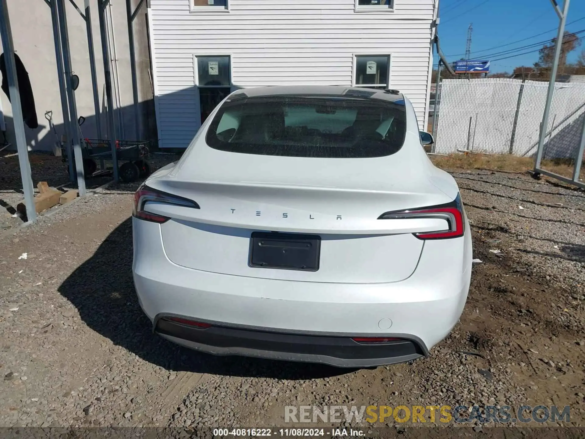 16 Photograph of a damaged car 5YJ3E1EA6RF842734 TESLA MODEL 3 2024