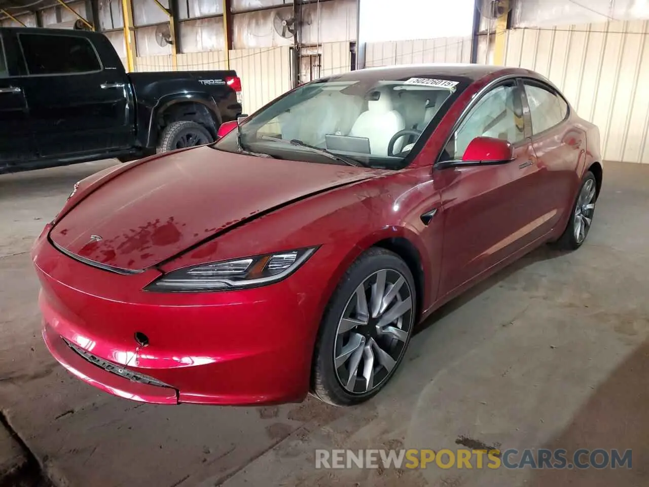 1 Photograph of a damaged car 5YJ3E1EA6RF855614 TESLA MODEL 3 2024