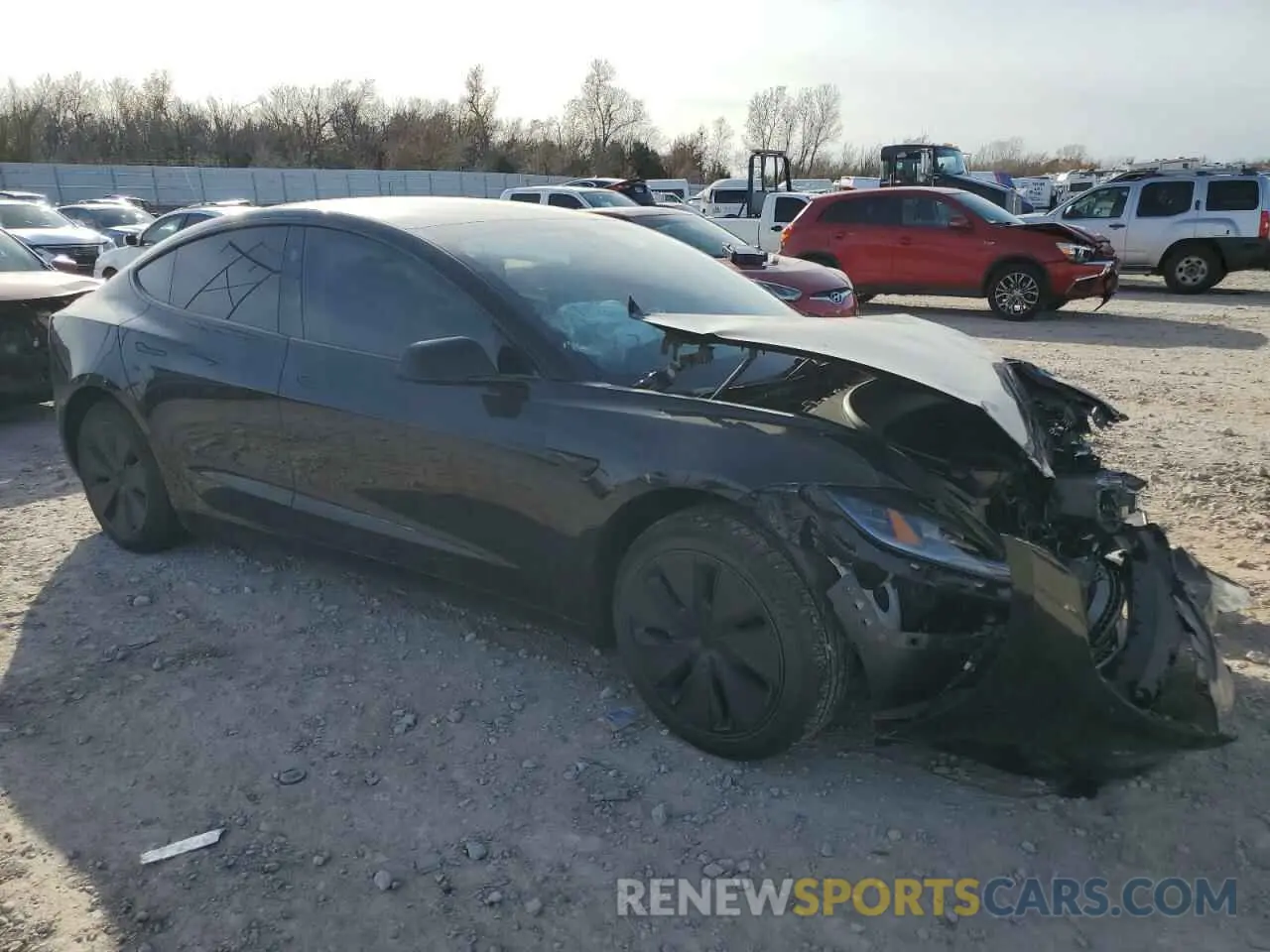 4 Photograph of a damaged car 5YJ3E1EA6RF858576 TESLA MODEL 3 2024