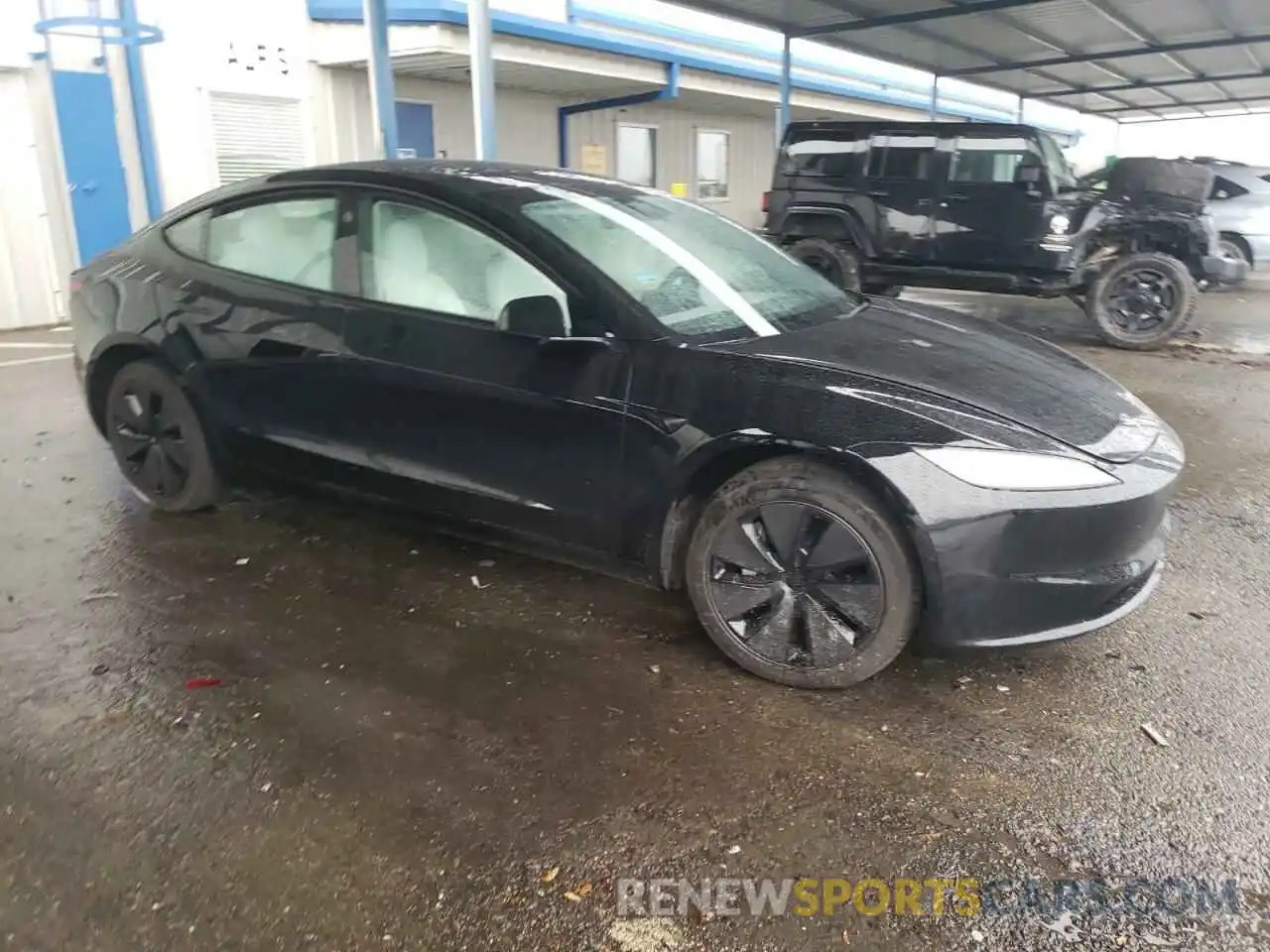 4 Photograph of a damaged car 5YJ3E1EA6RF861719 TESLA MODEL 3 2024