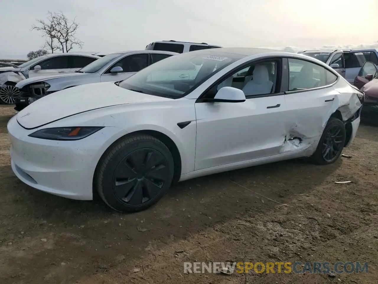 1 Photograph of a damaged car 5YJ3E1EA6RF863762 TESLA MODEL 3 2024