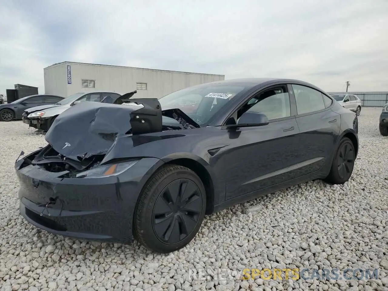 1 Photograph of a damaged car 5YJ3E1EA6RF864393 TESLA MODEL 3 2024