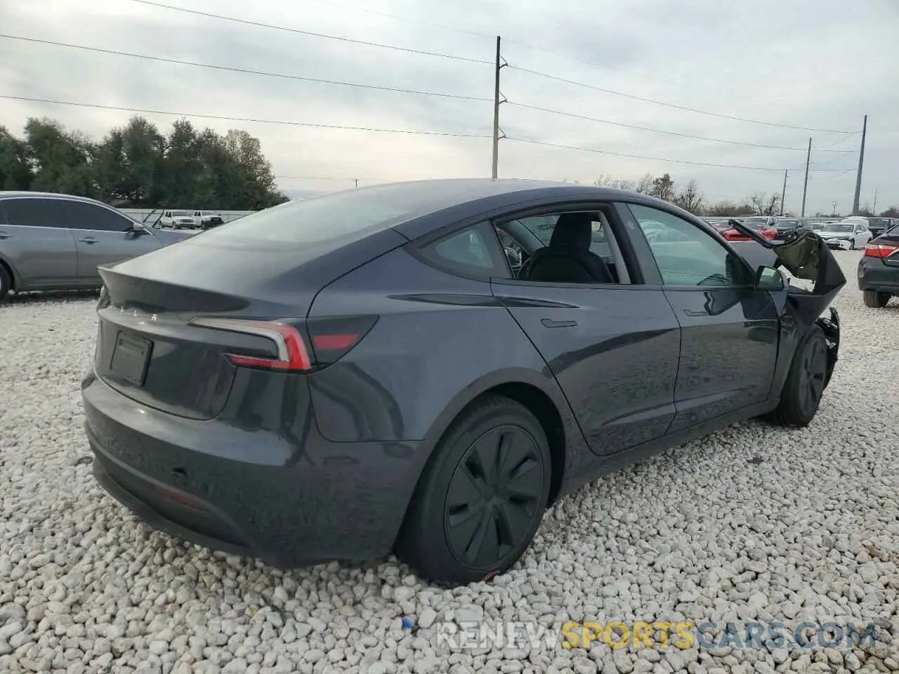 3 Photograph of a damaged car 5YJ3E1EA6RF864393 TESLA MODEL 3 2024