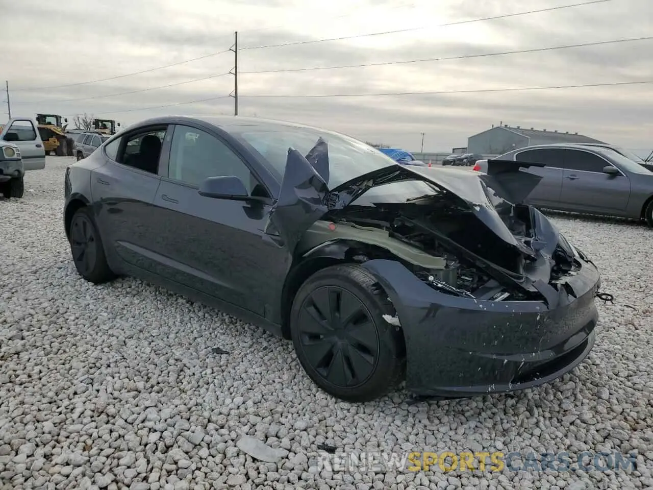 4 Photograph of a damaged car 5YJ3E1EA6RF864393 TESLA MODEL 3 2024