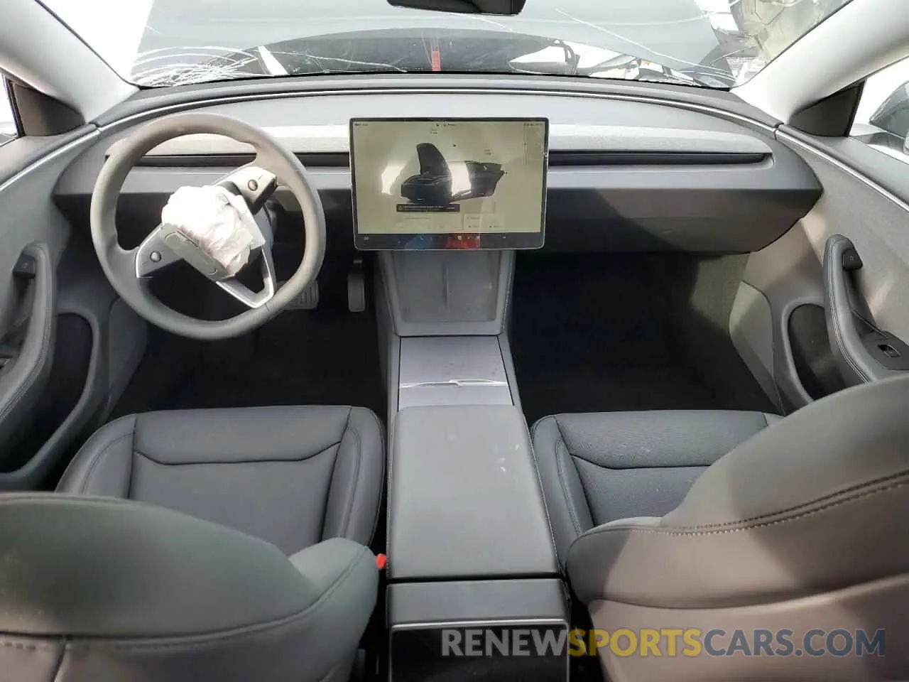 8 Photograph of a damaged car 5YJ3E1EA6RF864393 TESLA MODEL 3 2024
