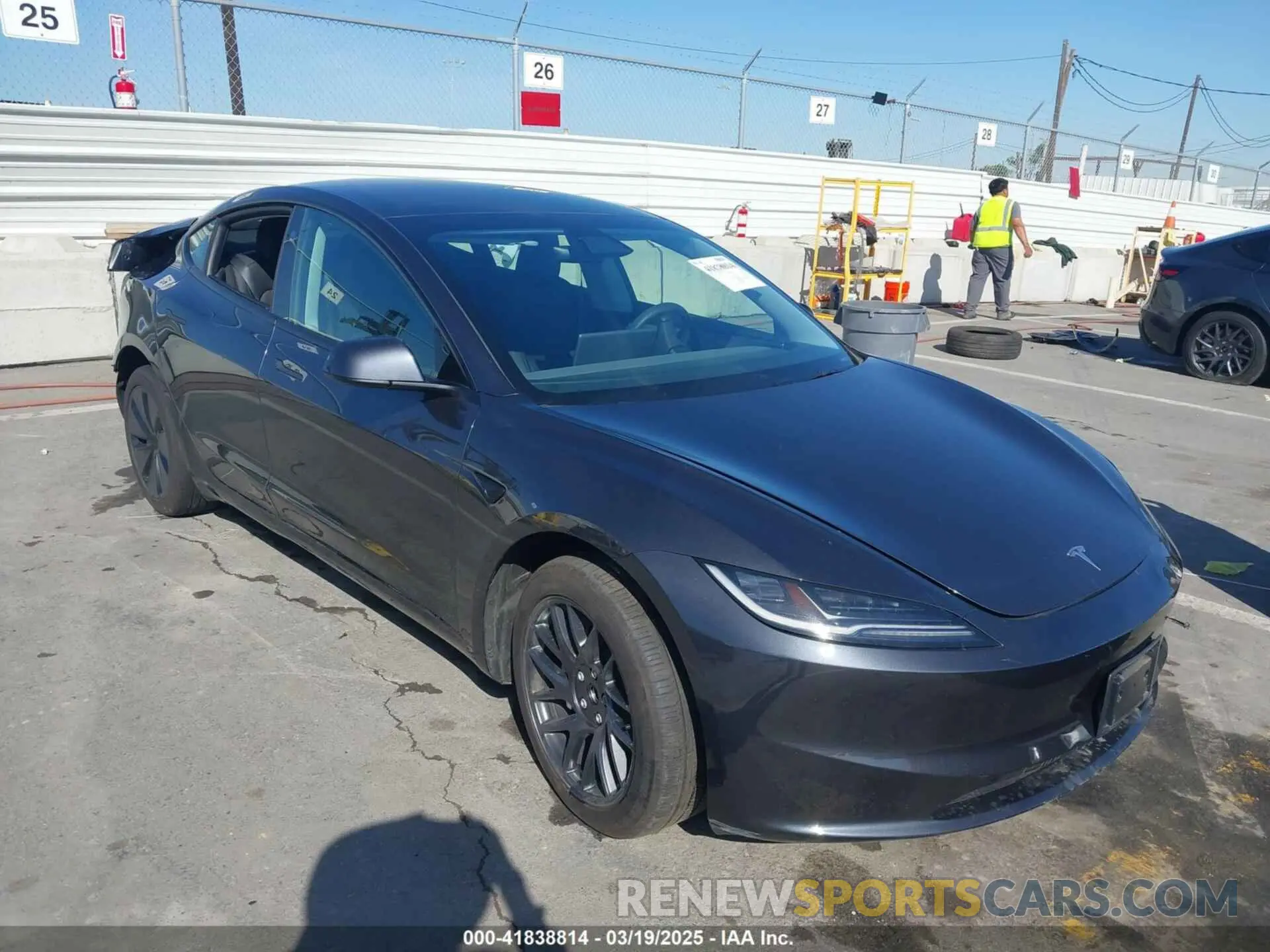 1 Photograph of a damaged car 5YJ3E1EA7RF717855 TESLA MODEL 3 2024