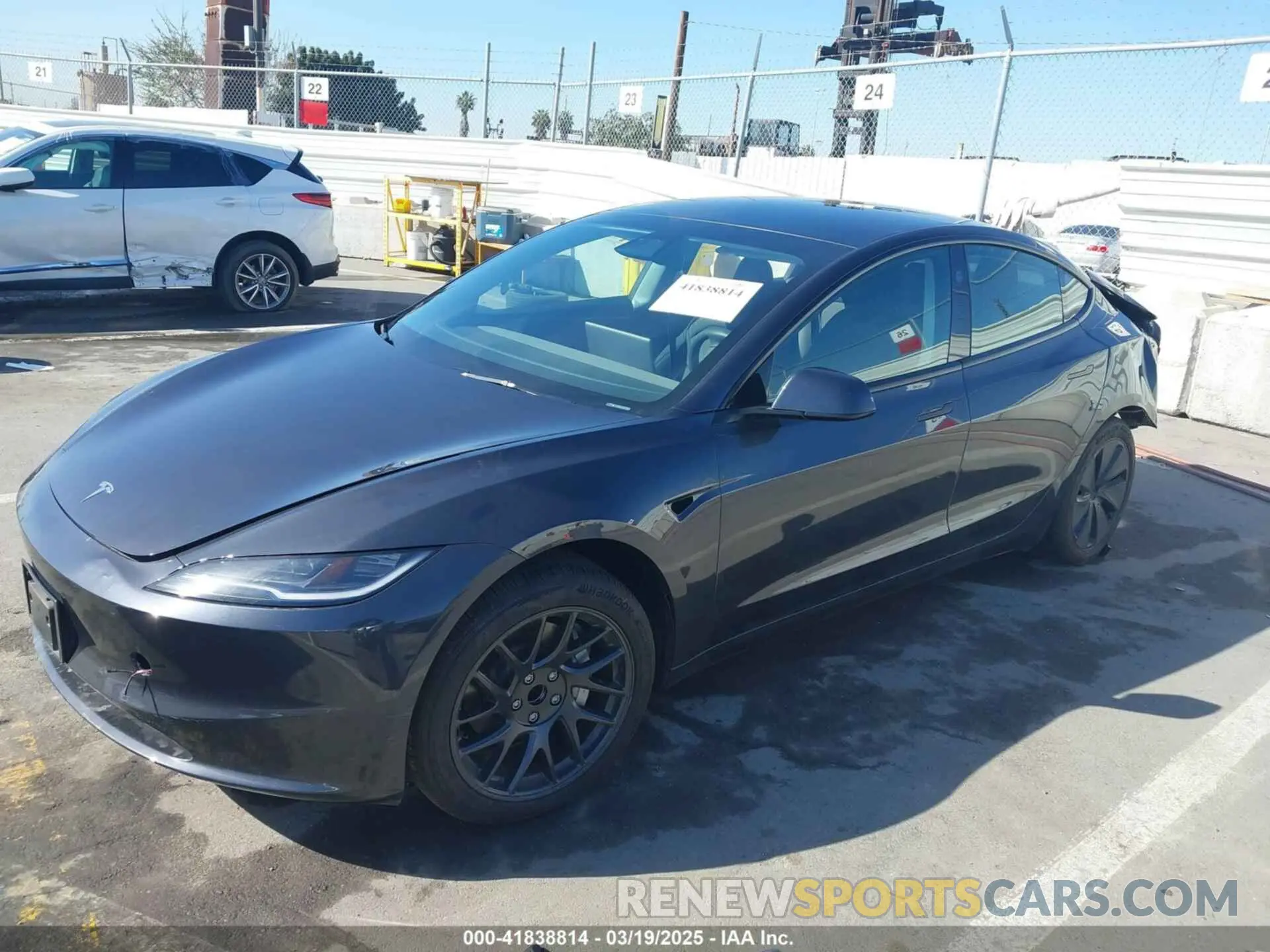2 Photograph of a damaged car 5YJ3E1EA7RF717855 TESLA MODEL 3 2024