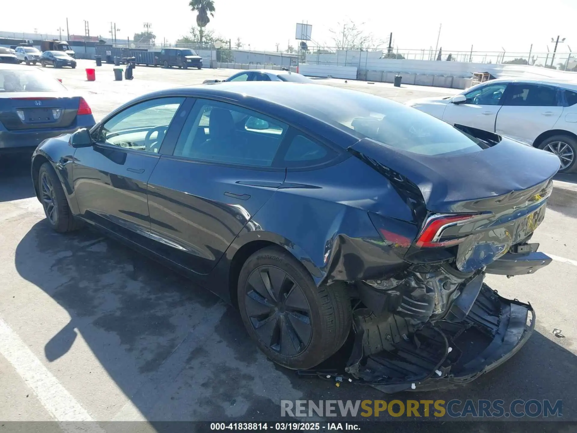 3 Photograph of a damaged car 5YJ3E1EA7RF717855 TESLA MODEL 3 2024