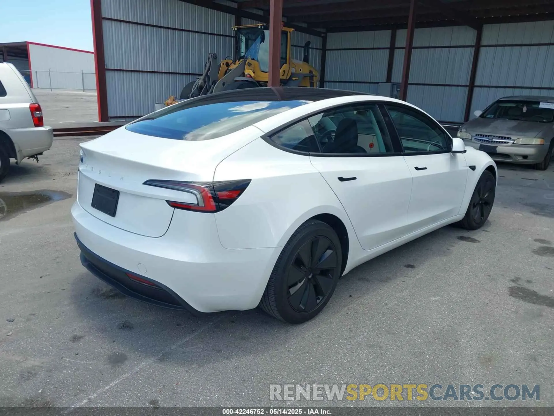 4 Photograph of a damaged car 5YJ3E1EA7RF721503 TESLA MODEL 3 2024