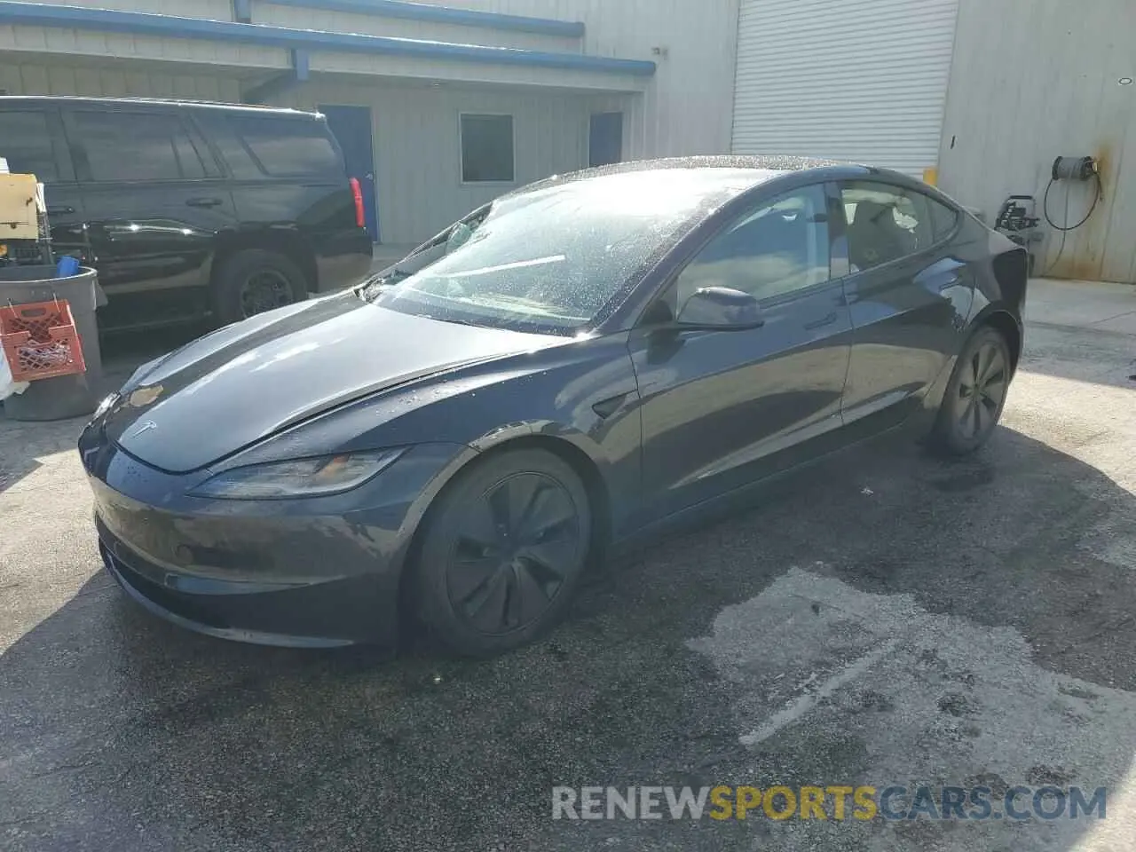 1 Photograph of a damaged car 5YJ3E1EA7RF726152 TESLA MODEL 3 2024