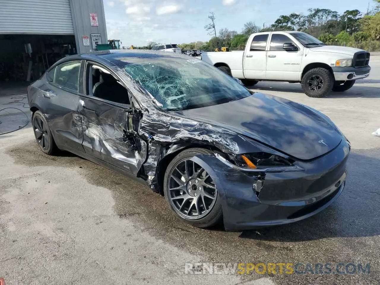 4 Photograph of a damaged car 5YJ3E1EA7RF726152 TESLA MODEL 3 2024