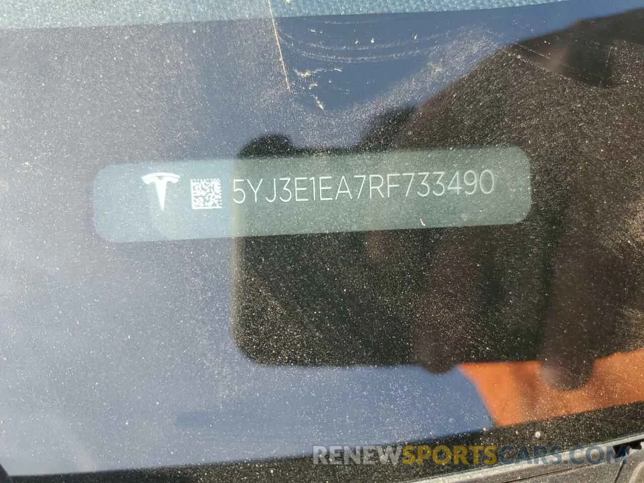 12 Photograph of a damaged car 5YJ3E1EA7RF733490 TESLA MODEL 3 2024