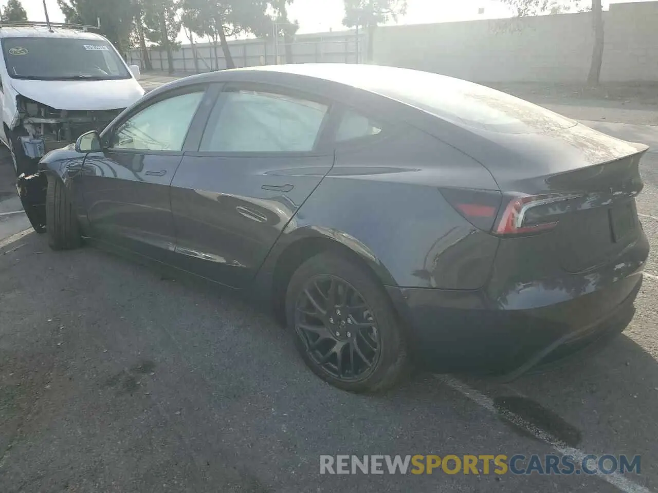 2 Photograph of a damaged car 5YJ3E1EA7RF733490 TESLA MODEL 3 2024