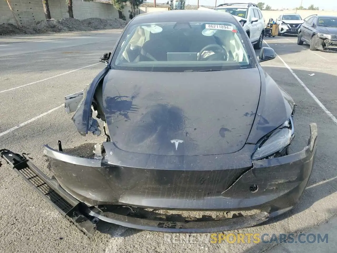 5 Photograph of a damaged car 5YJ3E1EA7RF733490 TESLA MODEL 3 2024