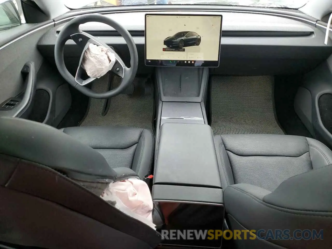 8 Photograph of a damaged car 5YJ3E1EA7RF735160 TESLA MODEL 3 2024