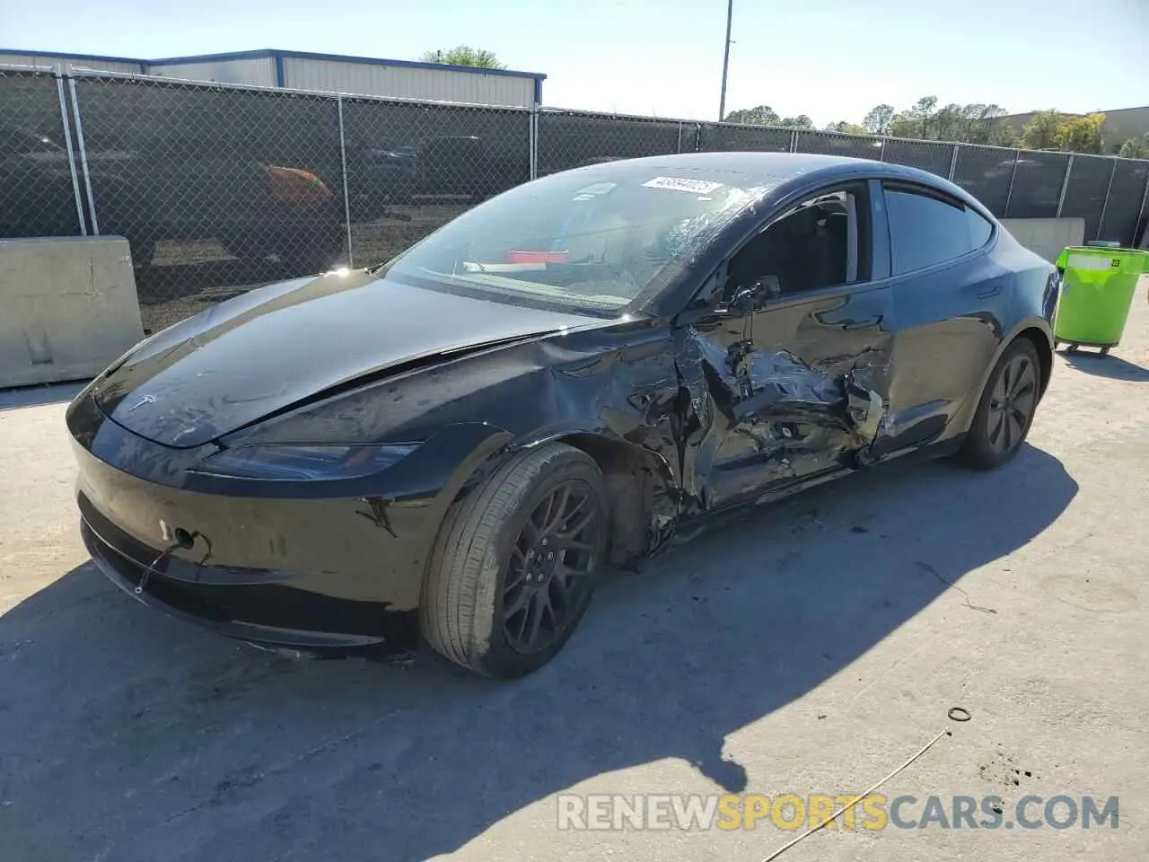 1 Photograph of a damaged car 5YJ3E1EA7RF747485 TESLA MODEL 3 2024