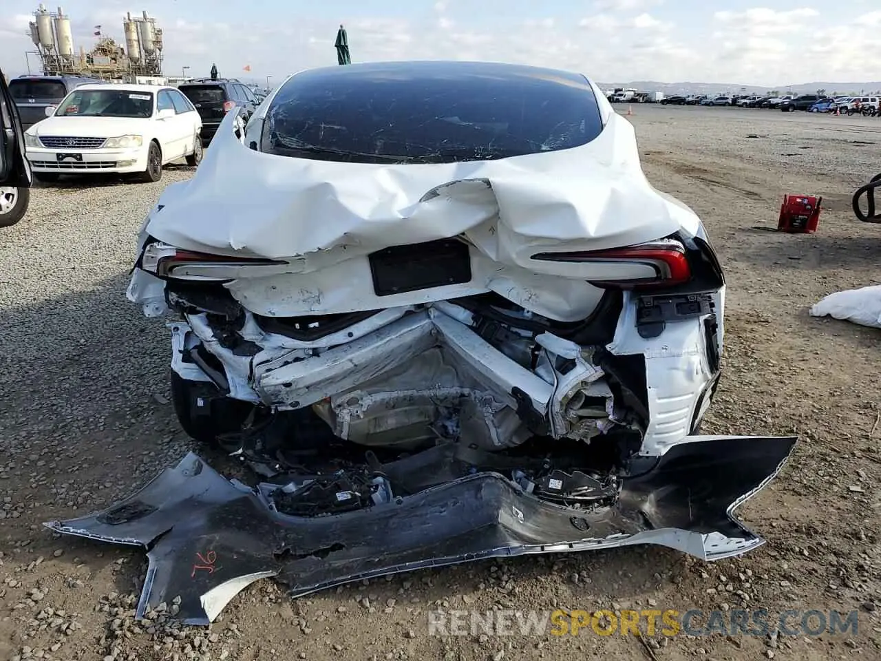 6 Photograph of a damaged car 5YJ3E1EA7RF749463 TESLA MODEL 3 2024