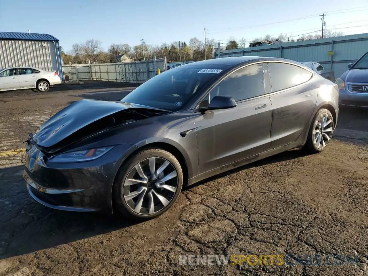 1 Photograph of a damaged car 5YJ3E1EA7RF760219 TESLA MODEL 3 2024