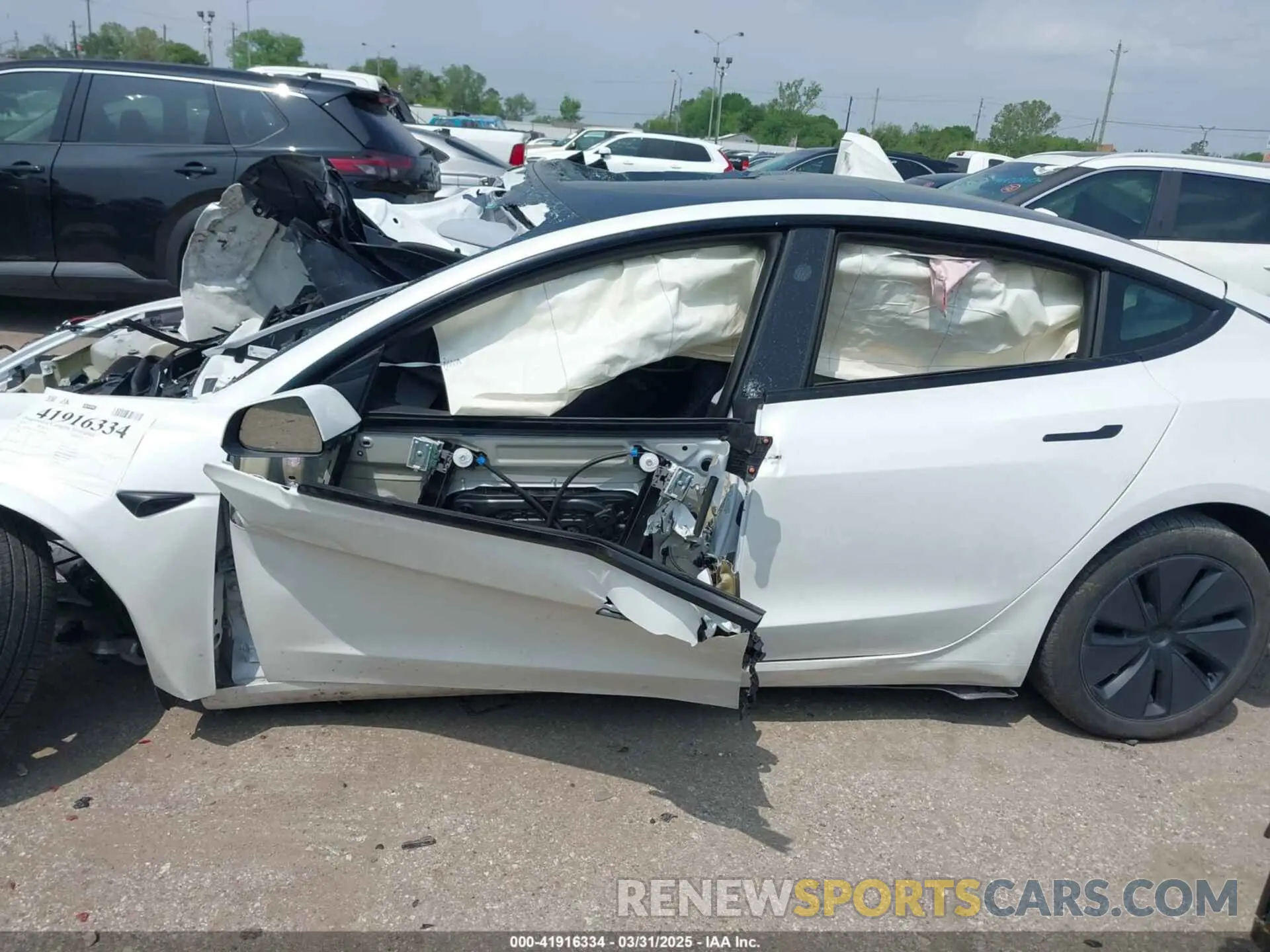 13 Photograph of a damaged car 5YJ3E1EA7RF767266 TESLA MODEL 3 2024