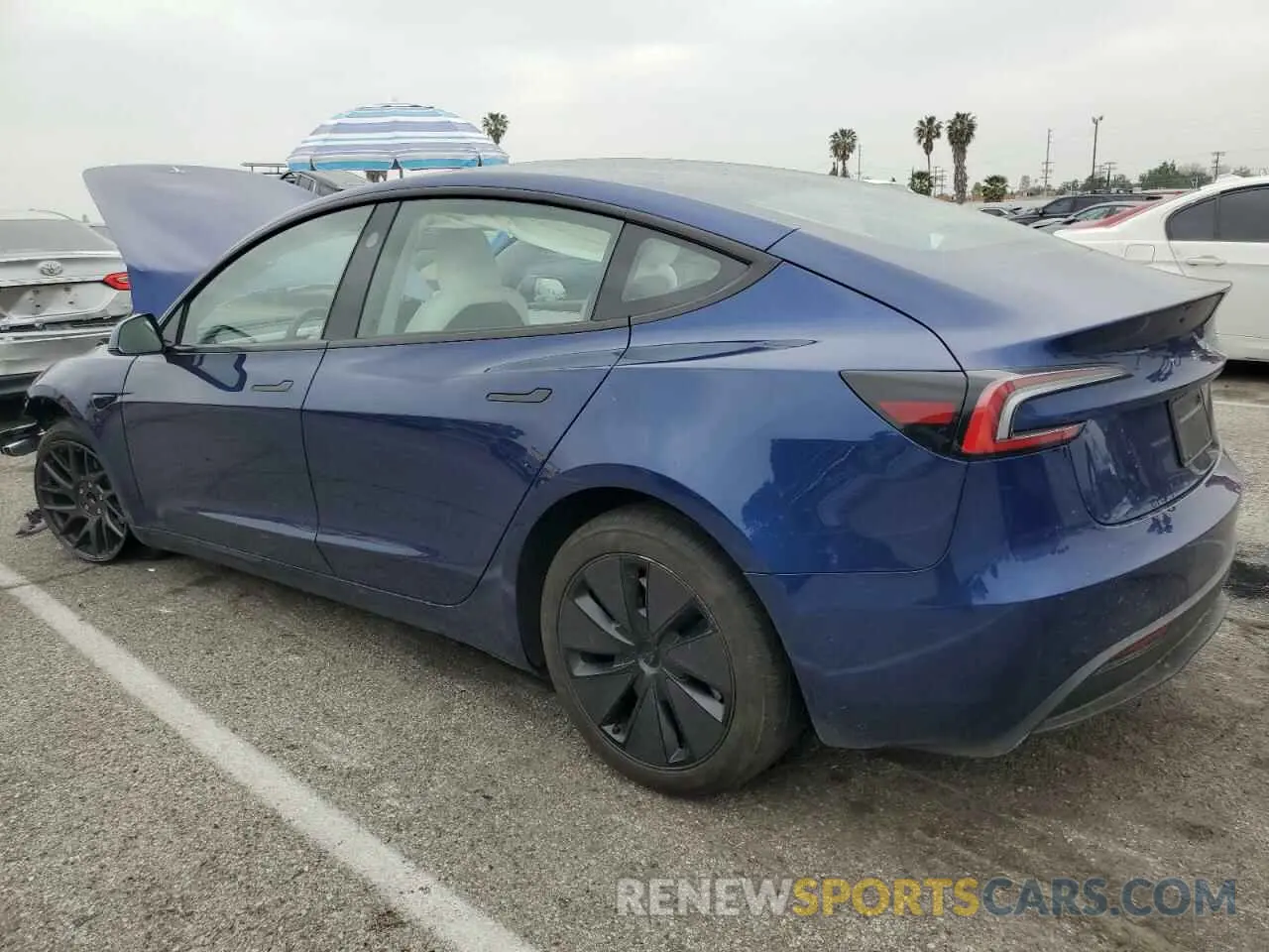 2 Photograph of a damaged car 5YJ3E1EA7RF771270 TESLA MODEL 3 2024
