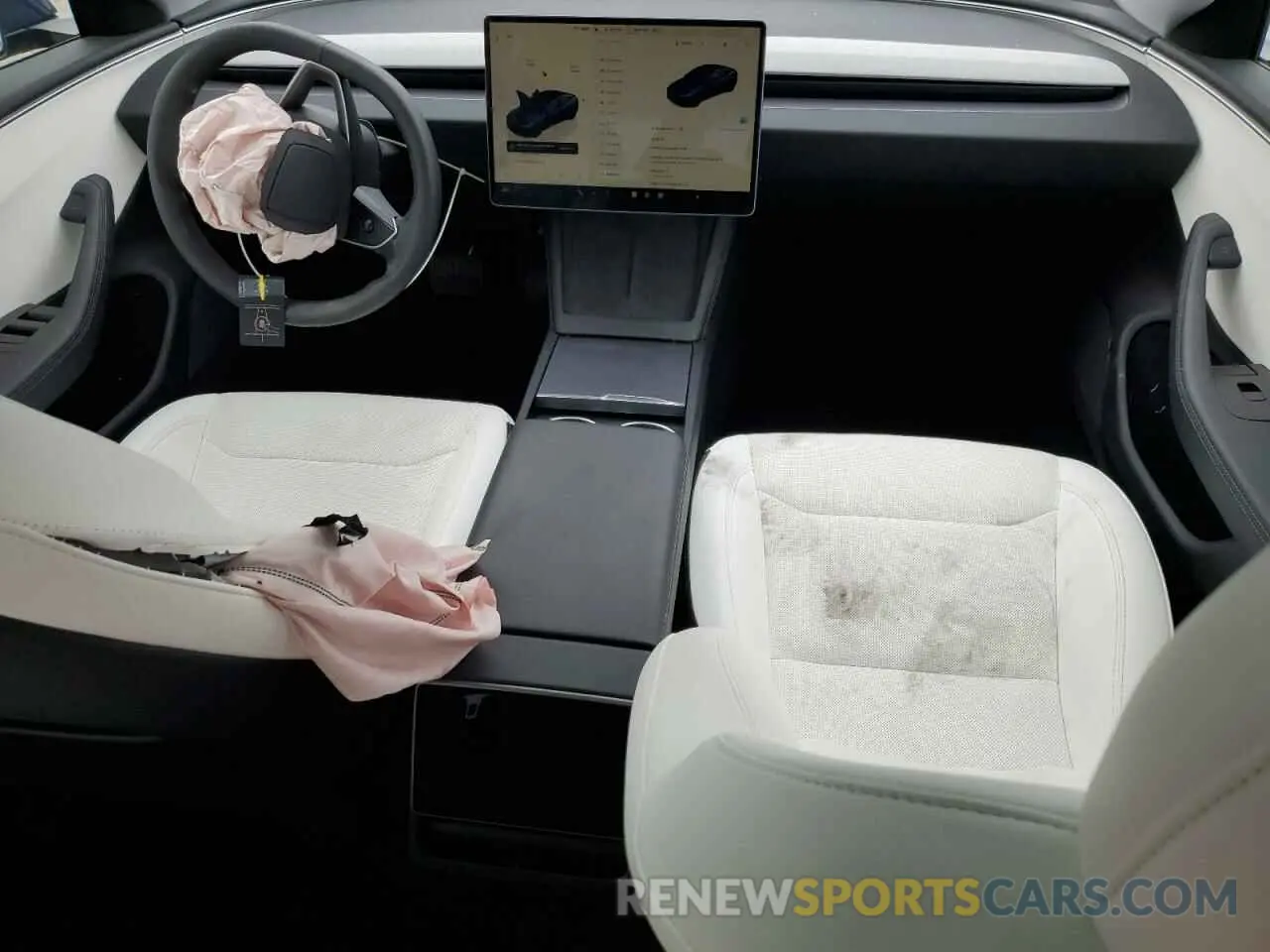 8 Photograph of a damaged car 5YJ3E1EA7RF771270 TESLA MODEL 3 2024