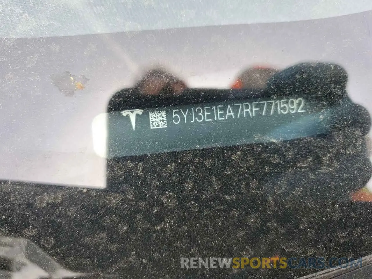 12 Photograph of a damaged car 5YJ3E1EA7RF771592 TESLA MODEL 3 2024