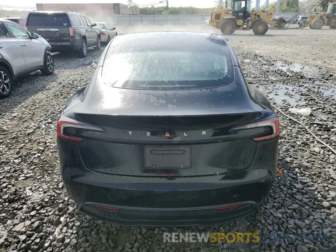 6 Photograph of a damaged car 5YJ3E1EA7RF771592 TESLA MODEL 3 2024