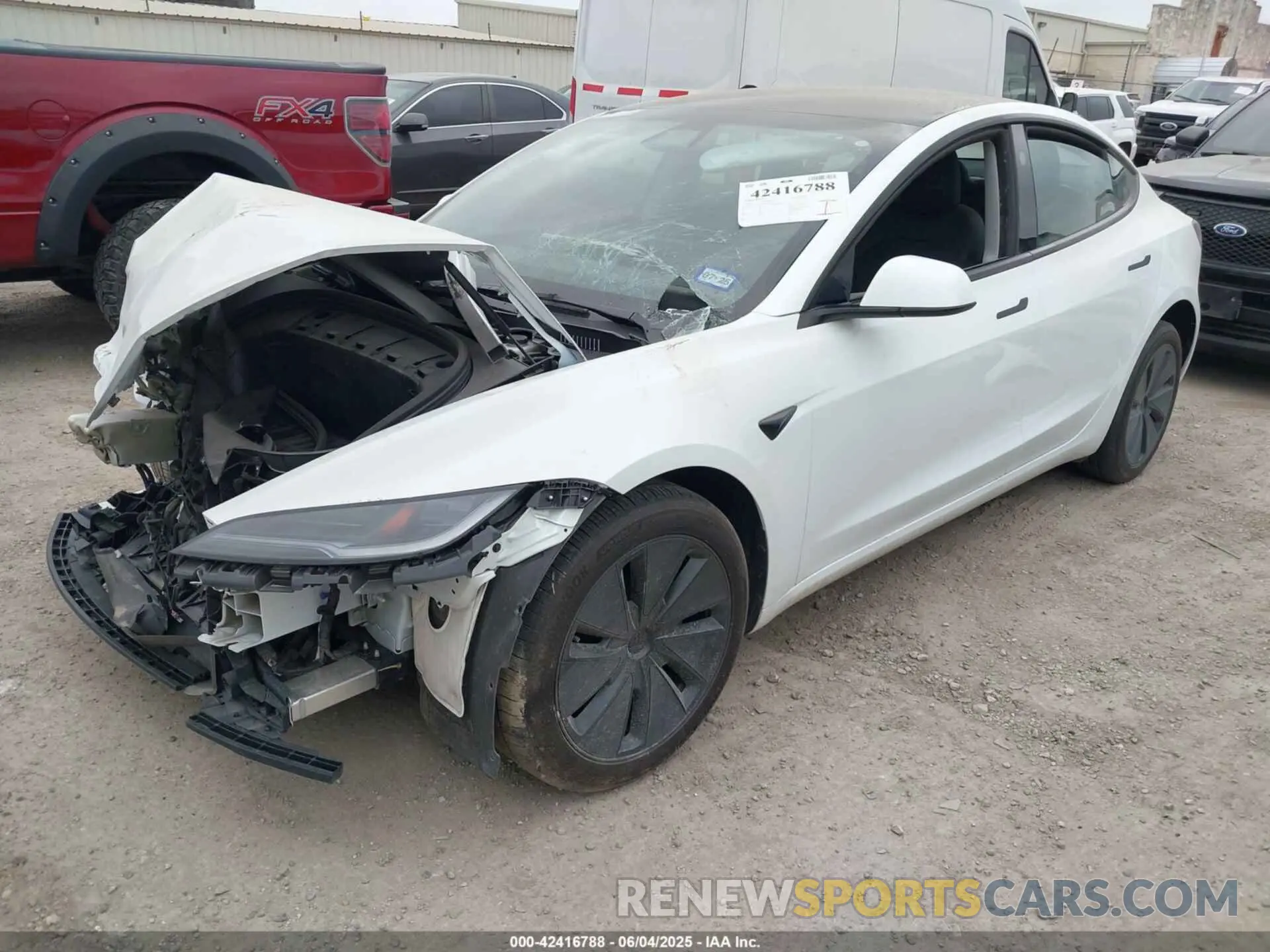 2 Photograph of a damaged car 5YJ3E1EA7RF772127 TESLA MODEL 3 2024