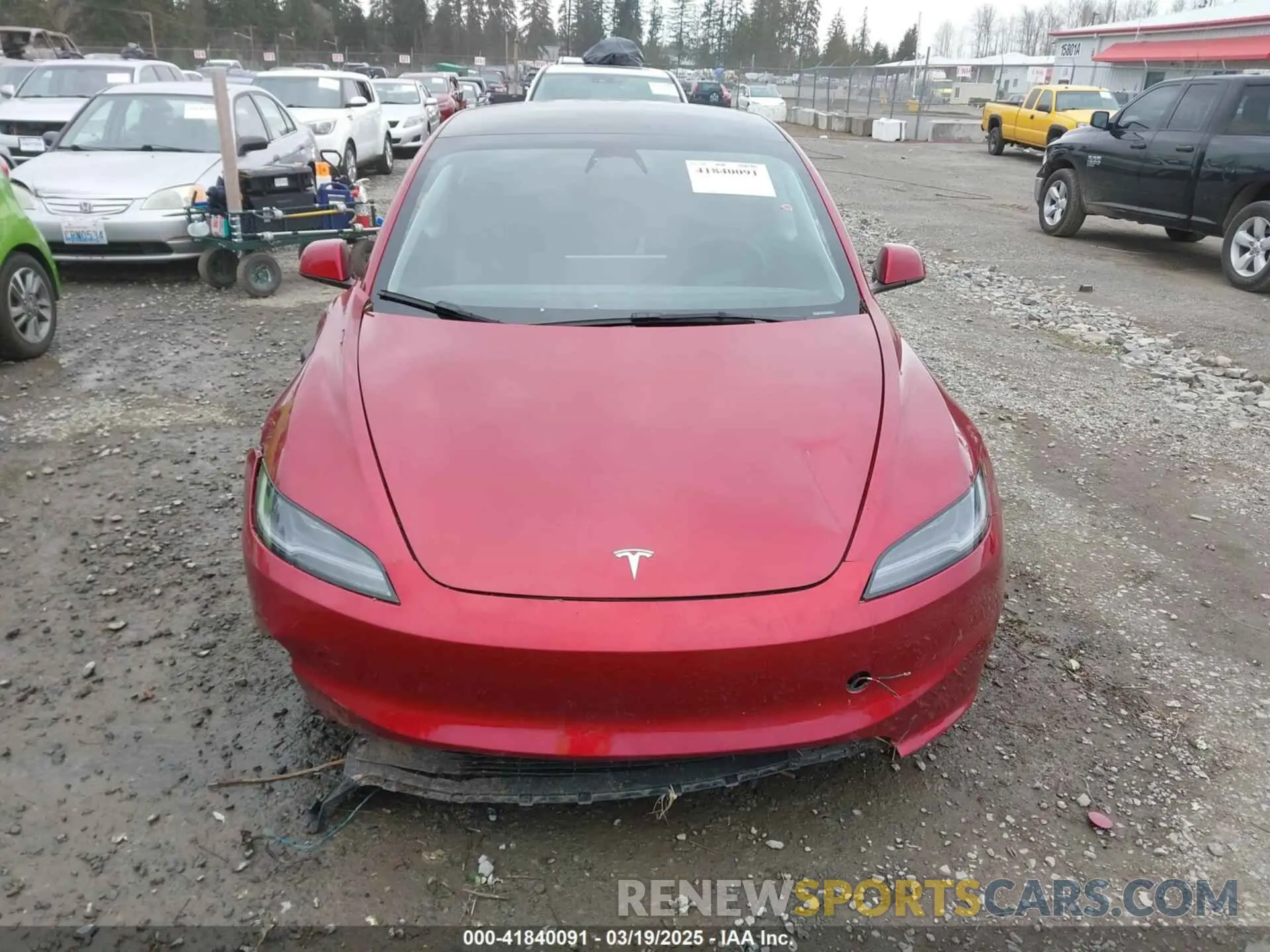 12 Photograph of a damaged car 5YJ3E1EA7RF785461 TESLA MODEL 3 2024