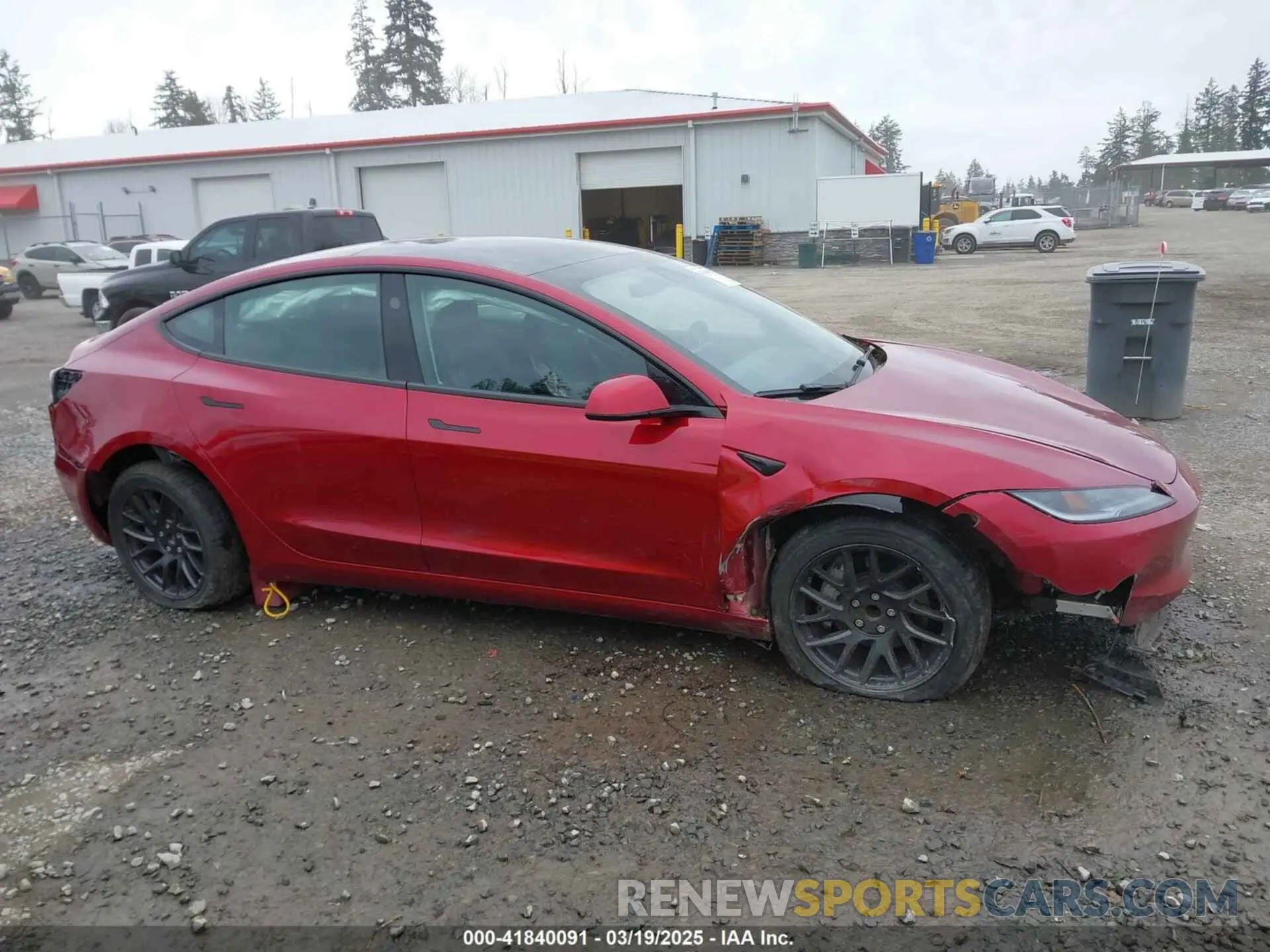 13 Photograph of a damaged car 5YJ3E1EA7RF785461 TESLA MODEL 3 2024