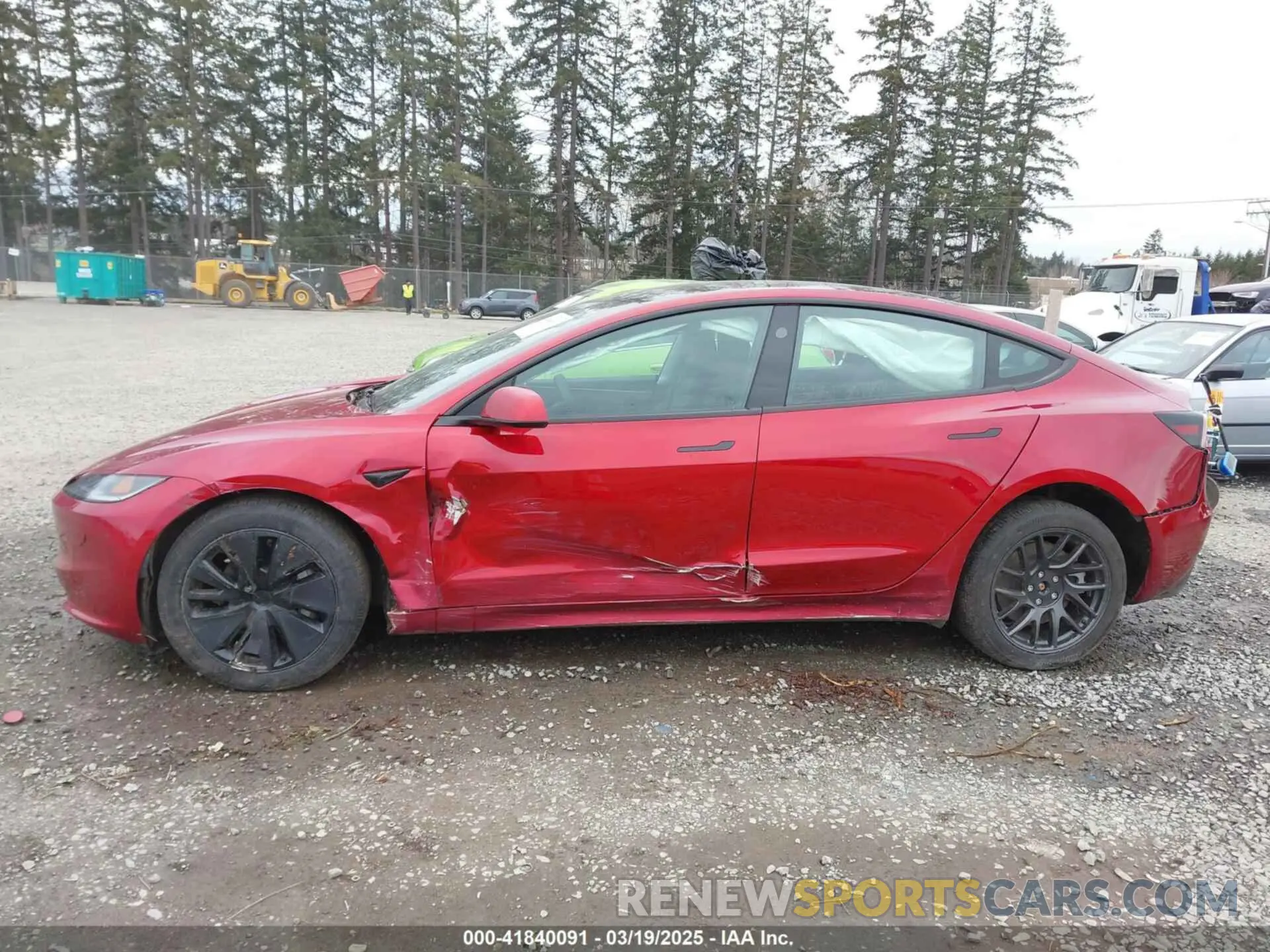 14 Photograph of a damaged car 5YJ3E1EA7RF785461 TESLA MODEL 3 2024