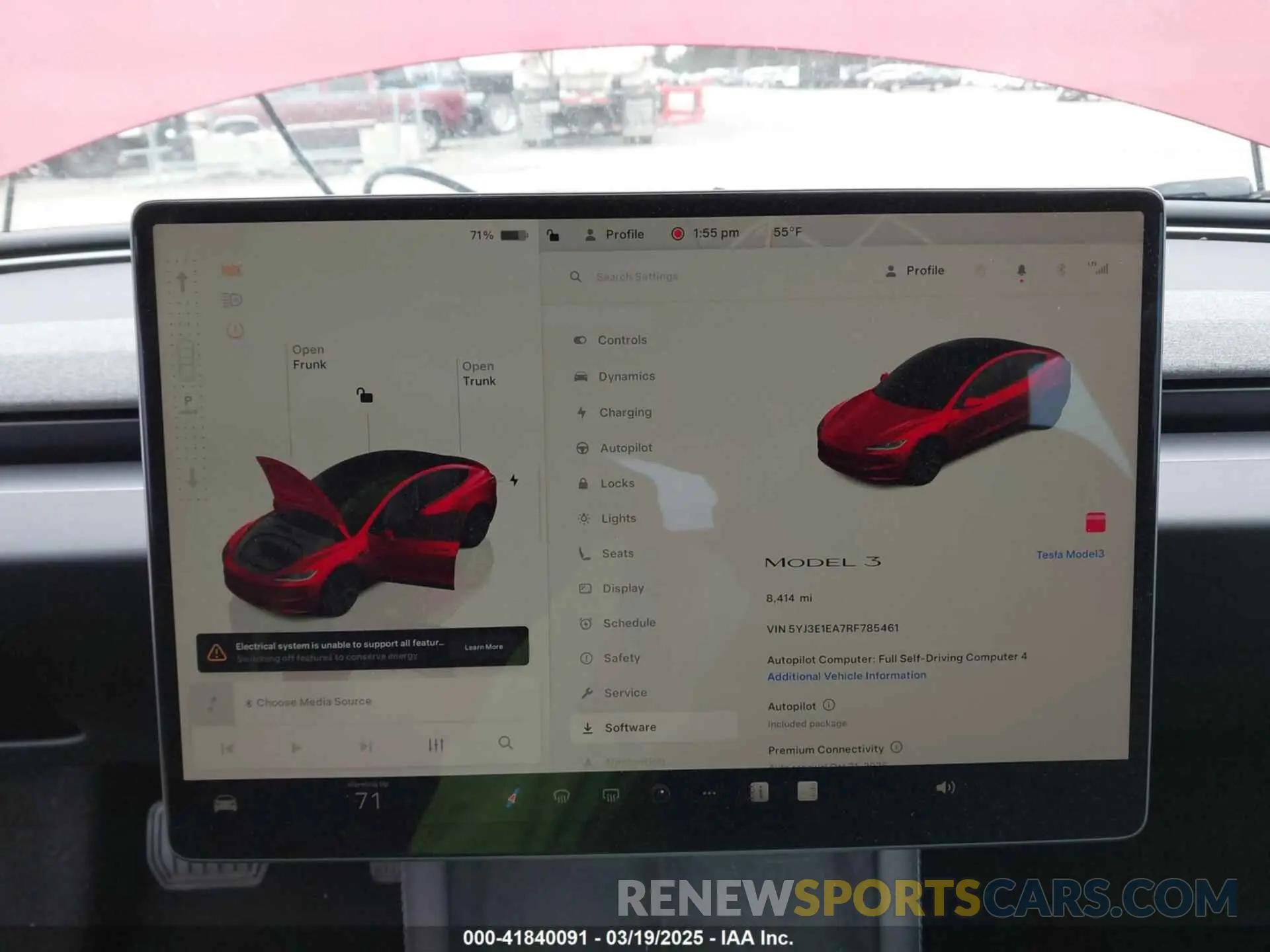 18 Photograph of a damaged car 5YJ3E1EA7RF785461 TESLA MODEL 3 2024