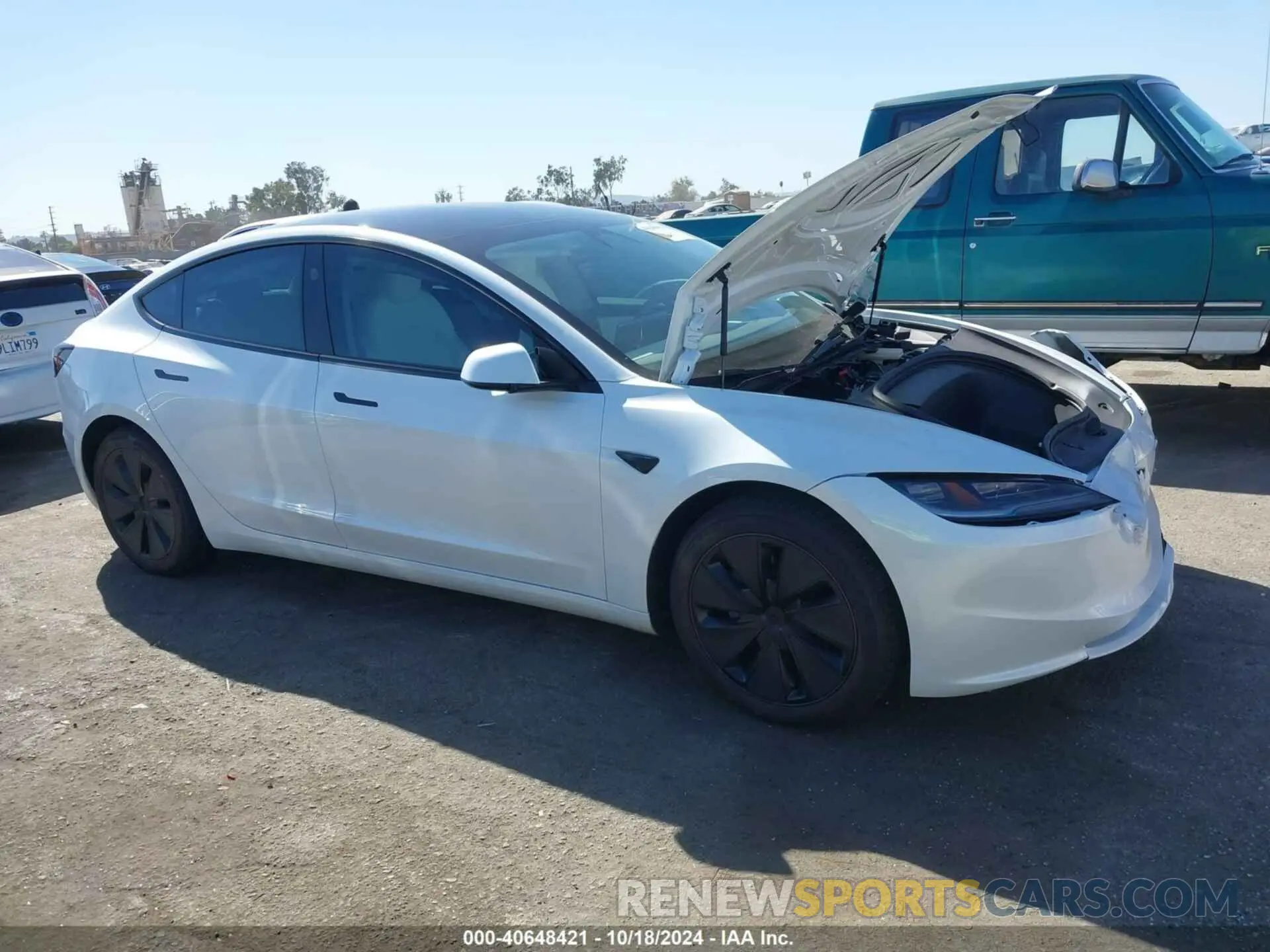 1 Photograph of a damaged car 5YJ3E1EA7RF812528 TESLA MODEL 3 2024