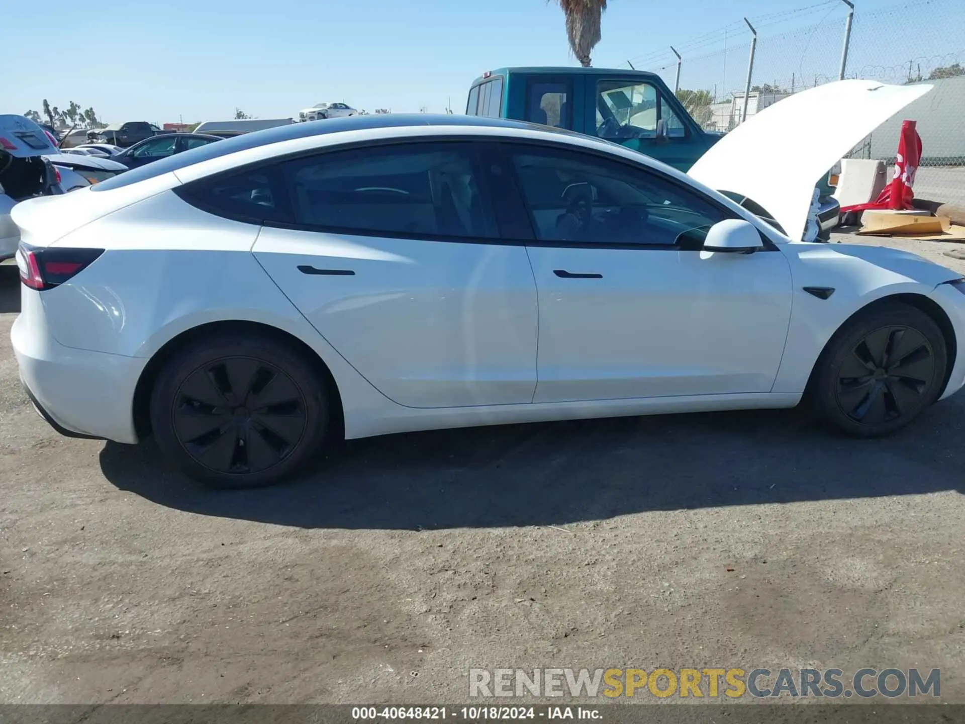 13 Photograph of a damaged car 5YJ3E1EA7RF812528 TESLA MODEL 3 2024