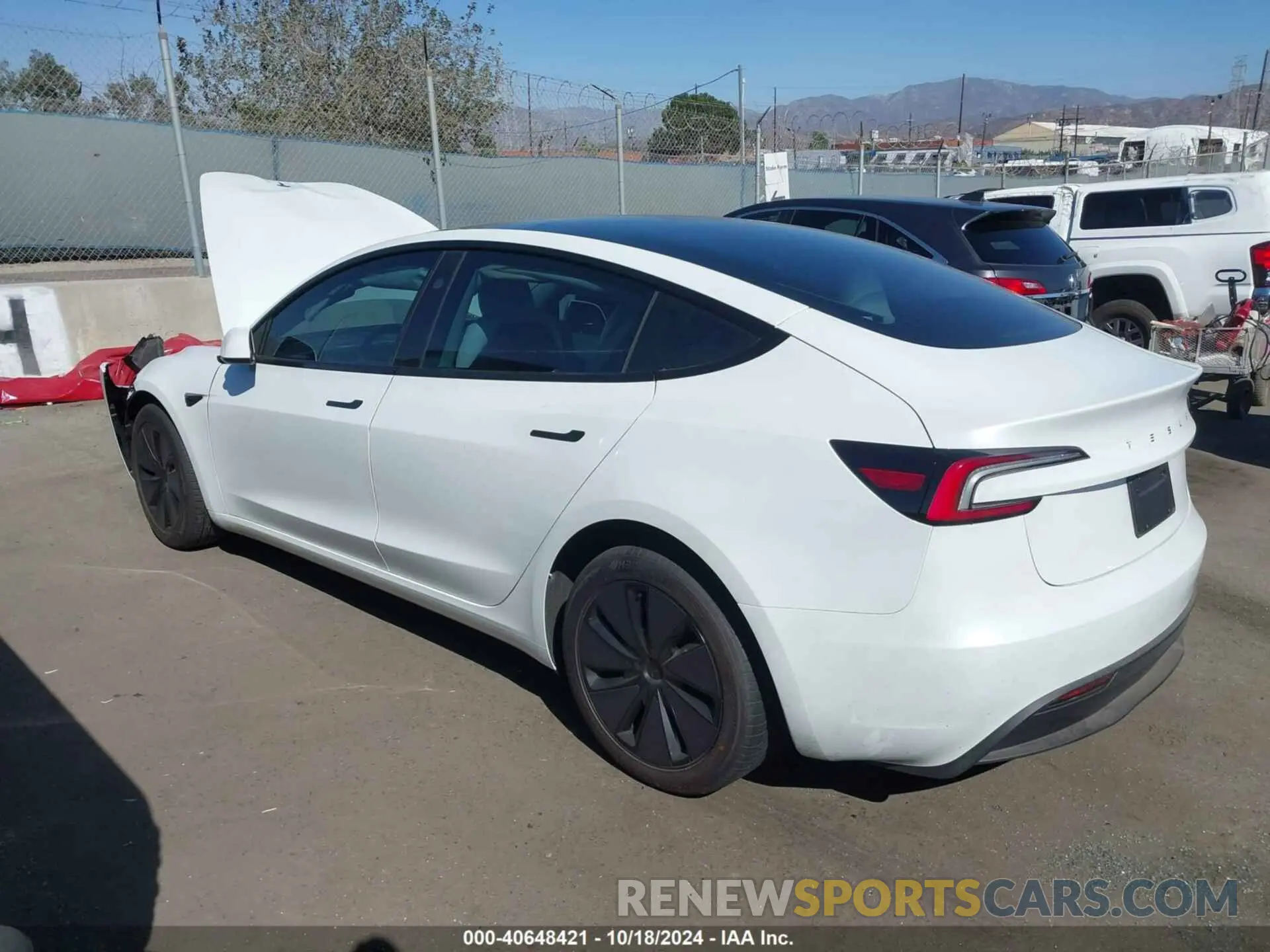 3 Photograph of a damaged car 5YJ3E1EA7RF812528 TESLA MODEL 3 2024