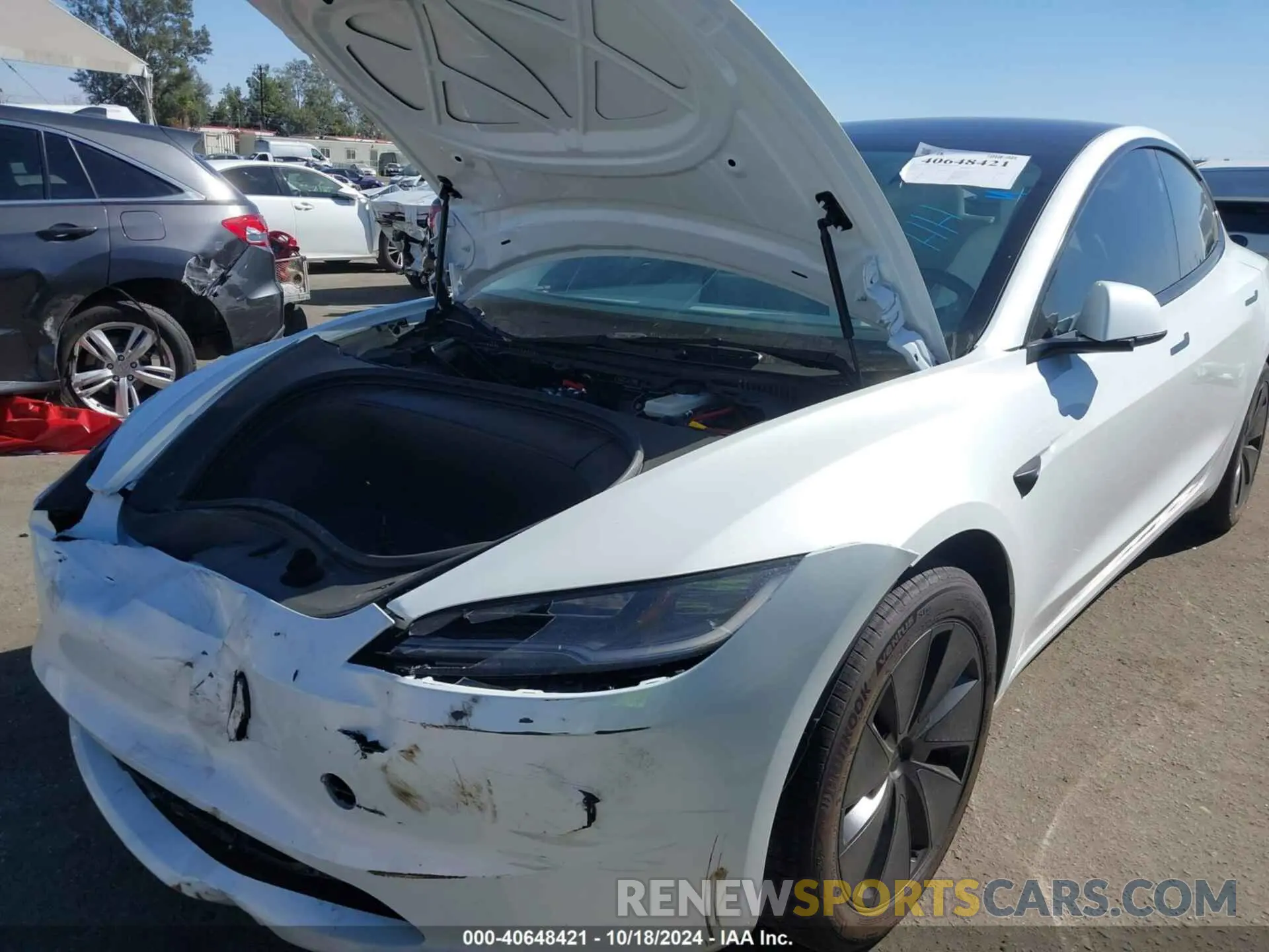 6 Photograph of a damaged car 5YJ3E1EA7RF812528 TESLA MODEL 3 2024