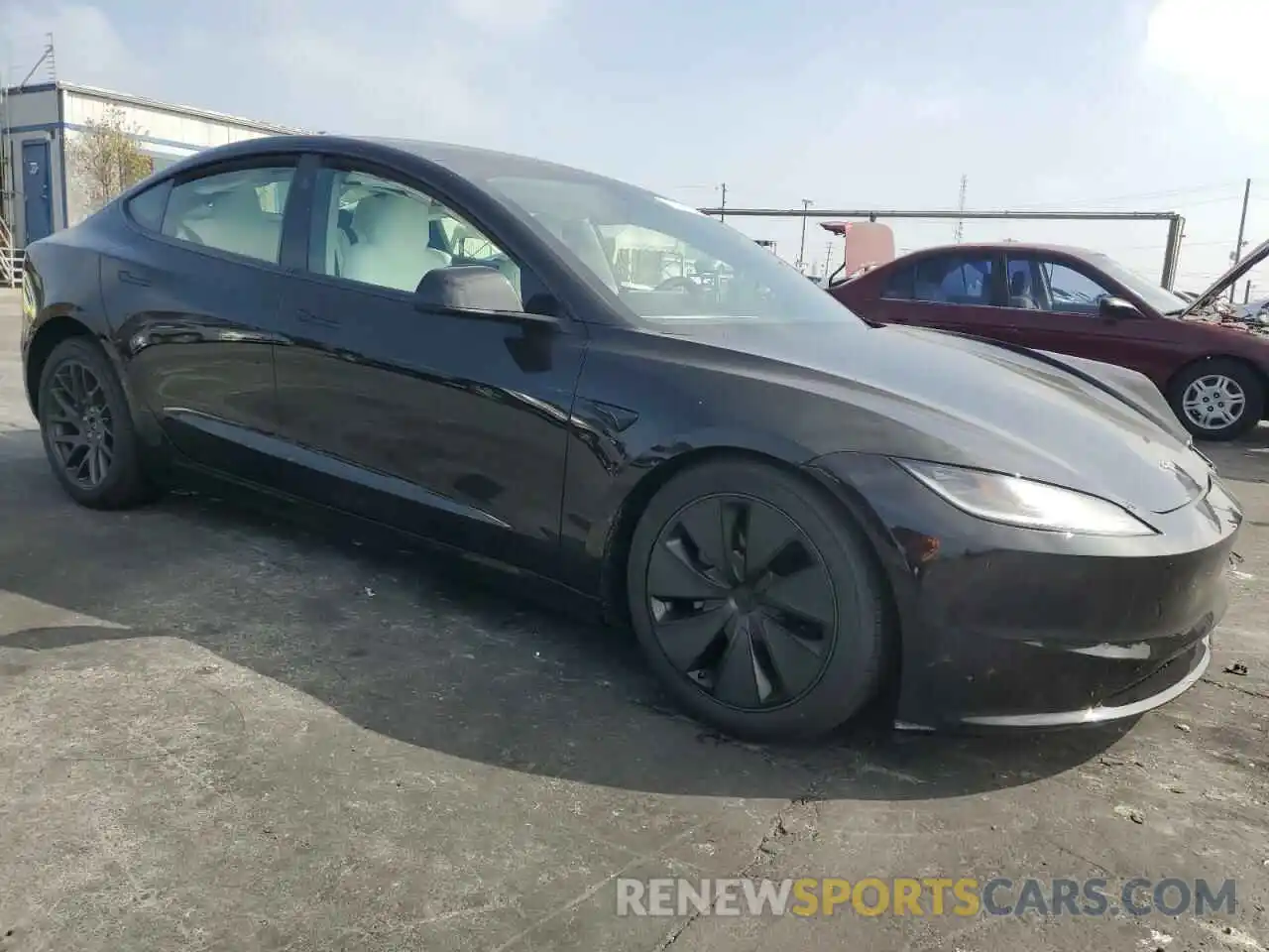 4 Photograph of a damaged car 5YJ3E1EA7RF815798 TESLA MODEL 3 2024