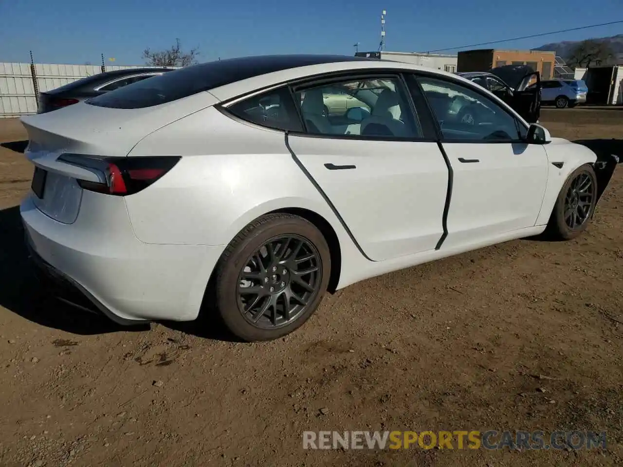 3 Photograph of a damaged car 5YJ3E1EA7RF826302 TESLA MODEL 3 2024