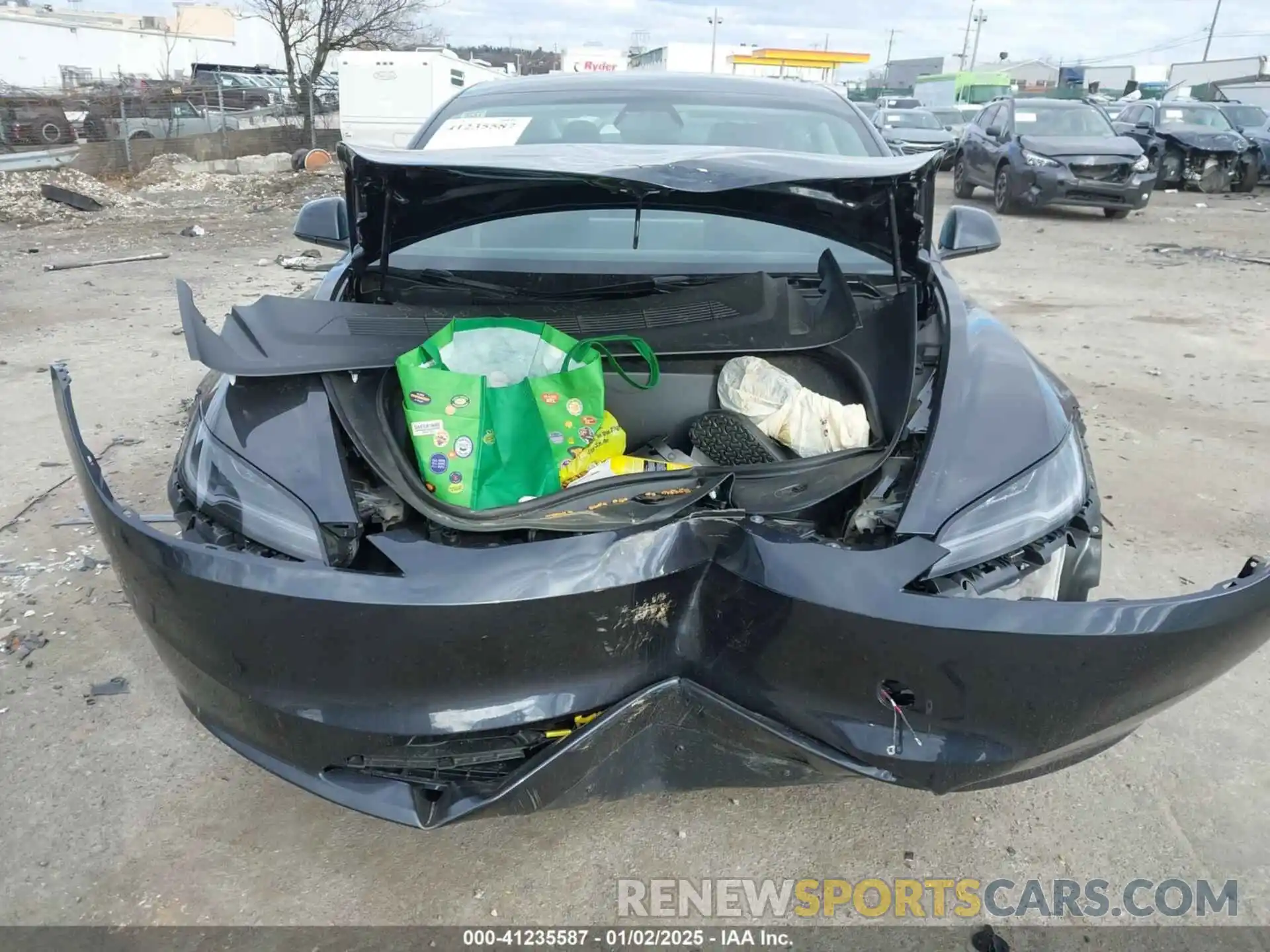 12 Photograph of a damaged car 5YJ3E1EA7RF856514 TESLA MODEL 3 2024